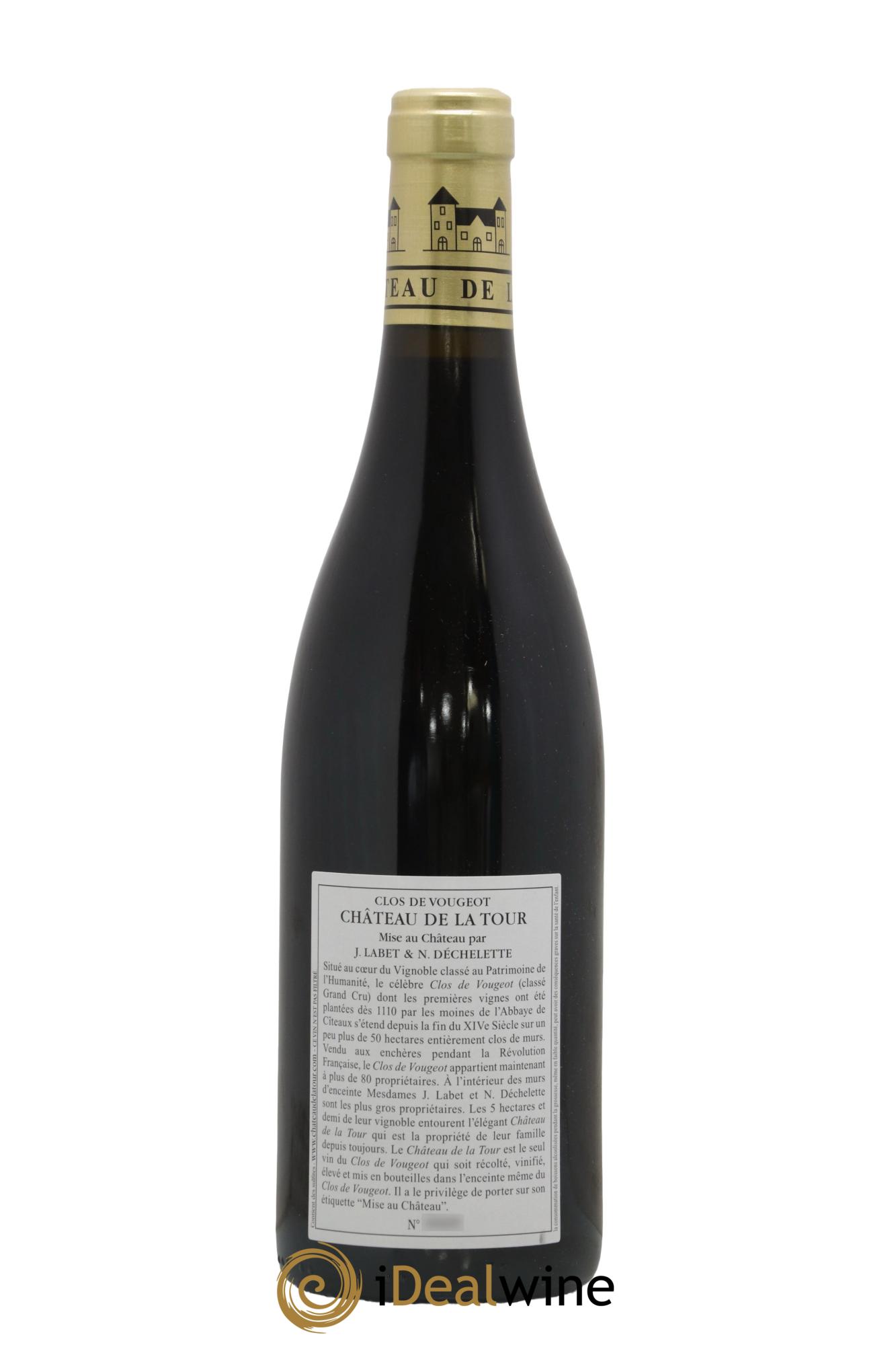 Clos de Vougeot Grand Cru Vieilles Vignes Château de La Tour 2018 - Posten von 1 Flasche - 1