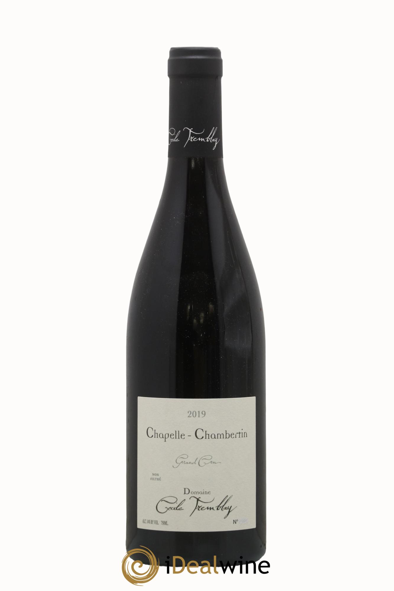 Chapelle-Chambertin Grand Cru Cécile Tremblay 2019 - Lot de 1 bouteille - 0