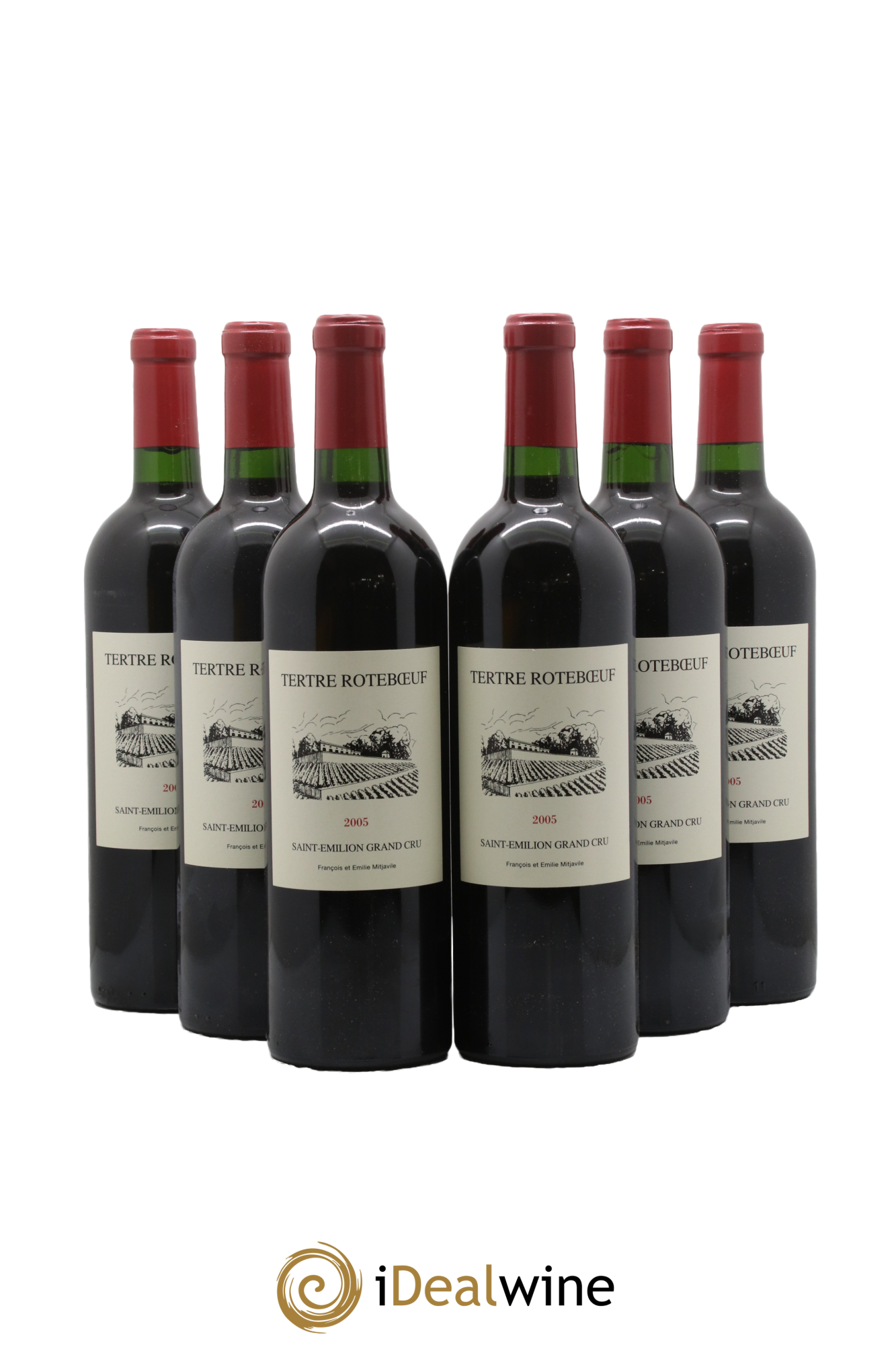 Château Tertre Roteboeuf 2005 - Lot de 6 bouteilles - 0