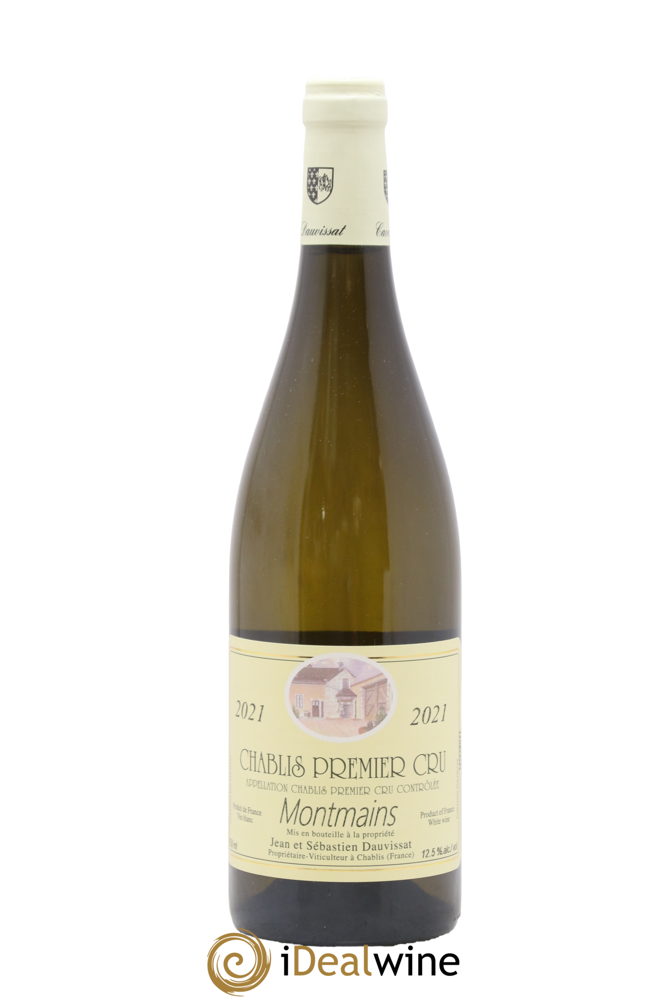 Chablis 1er Cru Montmains Jean & Sébastien Dauvissat 2021 - Lot de 1 bouteille - 0