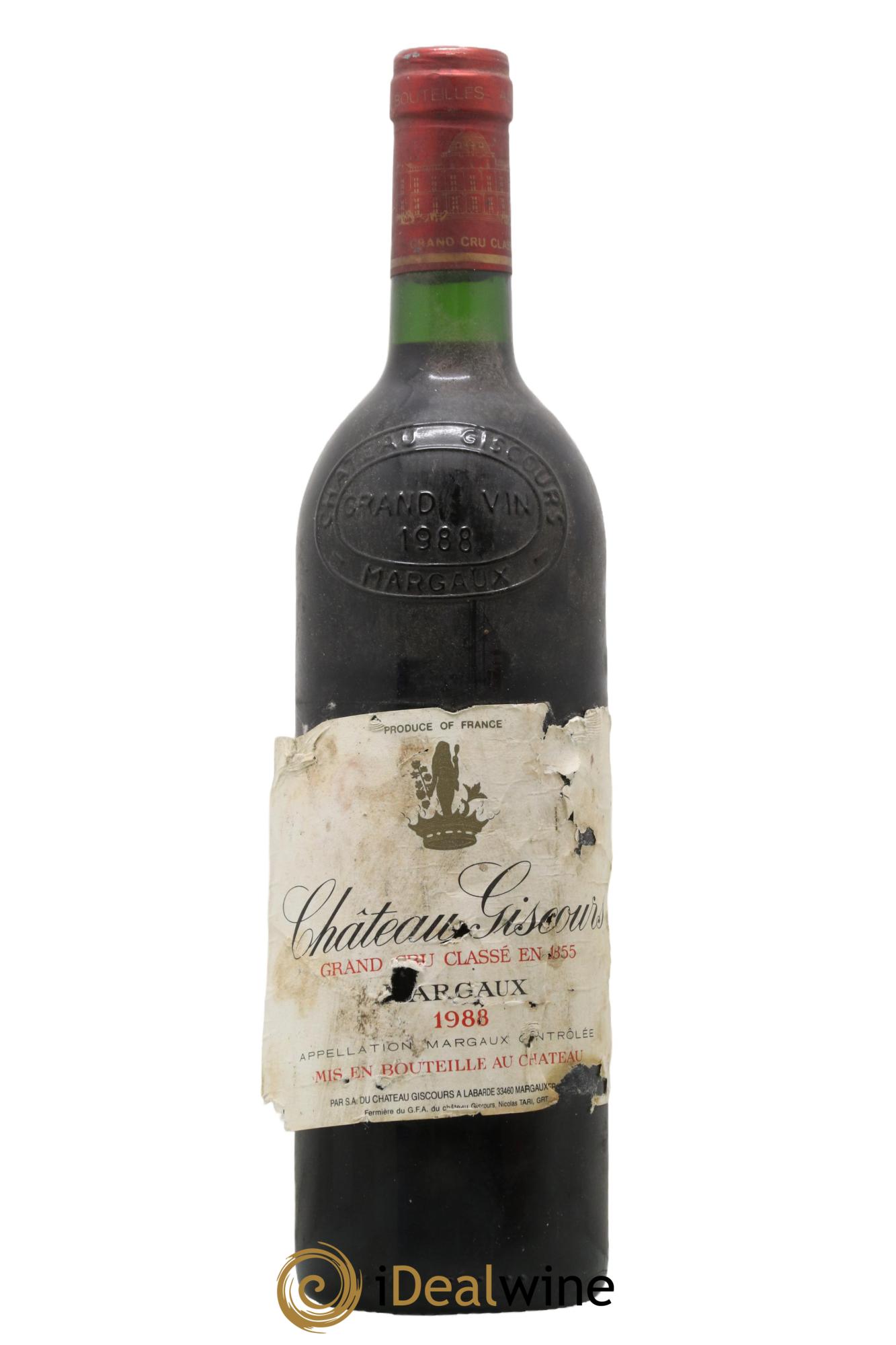 Château Giscours 3ème Grand Cru Classé 1988 - Lot de 1 bouteille - 0