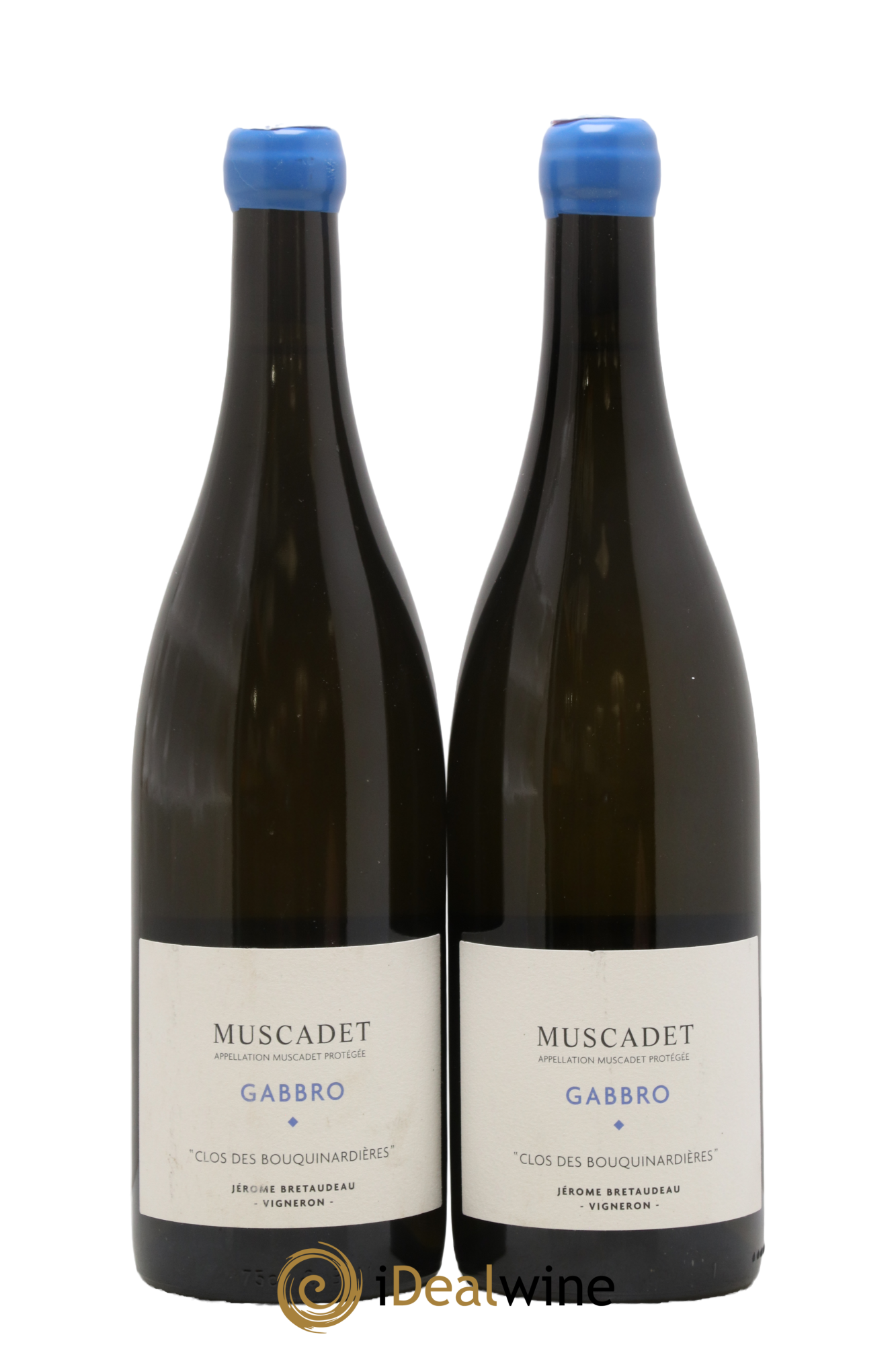 Muscadet-Sèvre-et-Maine Gabbro Jérôme Bretaudeau - Domaine de Bellevue 2020 - Lot de 2 bouteilles - 0