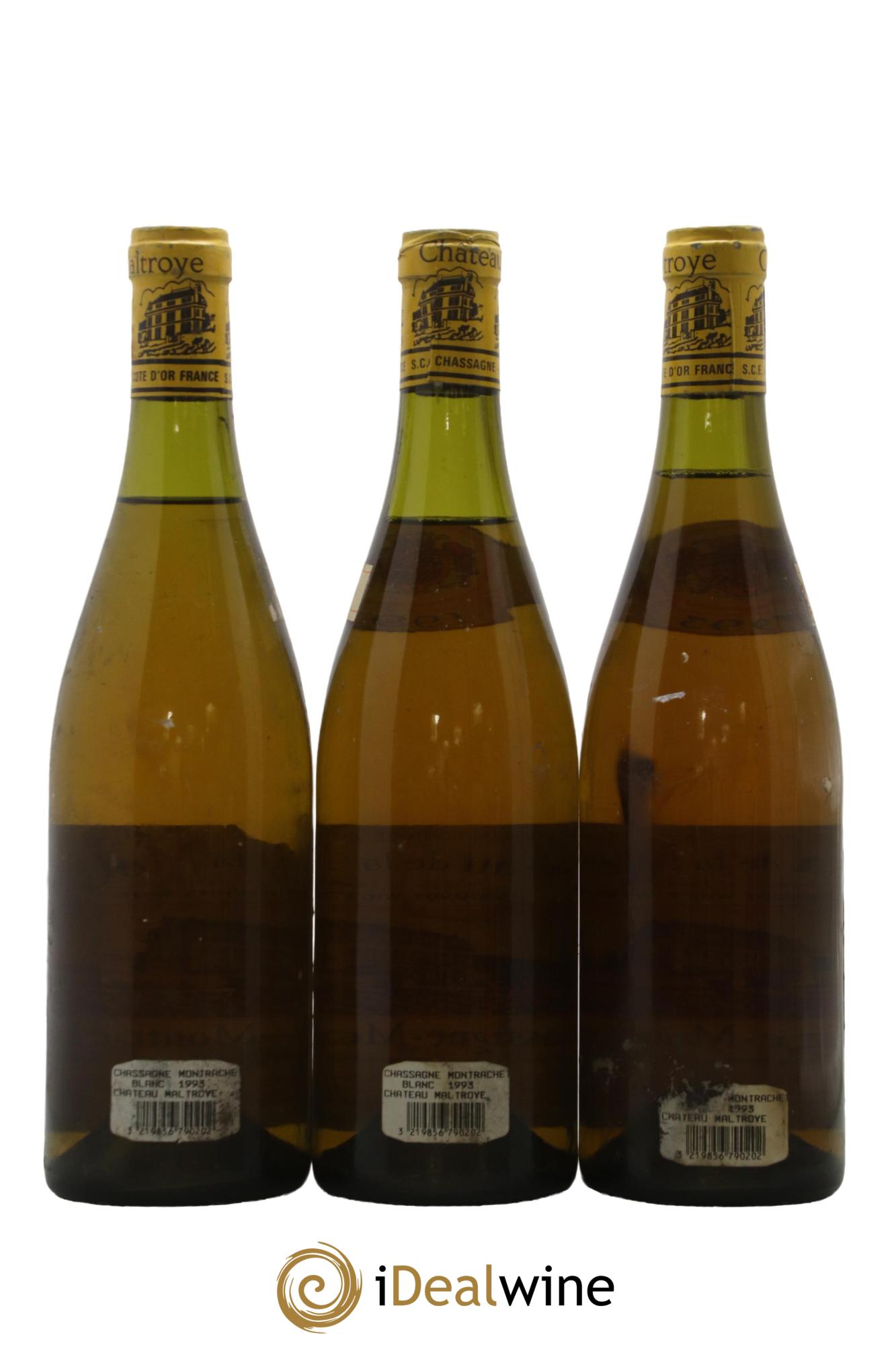 Chassagne-Montrachet Château de la Maltroye 1993 - Lot de 3 bouteilles - 1