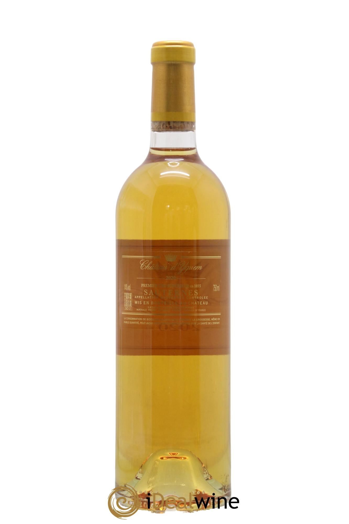 Château d' Yquem 1er Cru Classé Supérieur 2020 - Posten von 1 Flasche - 1