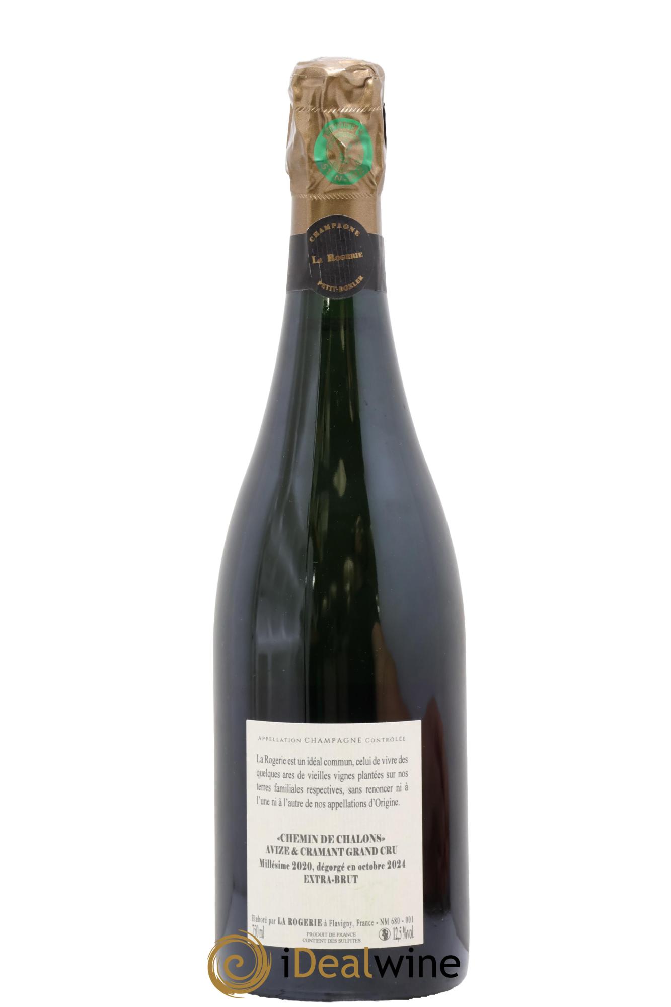 Chemin de Chalons La Rogerie 2020 - Lot de 1 bouteille - 1