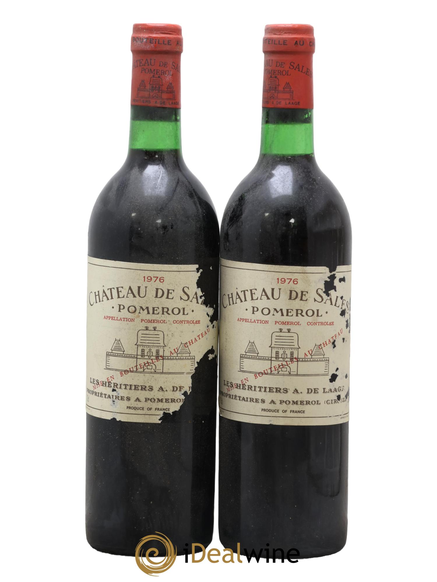 Château de Sales 1976 - Lot of 2 bottles - 0
