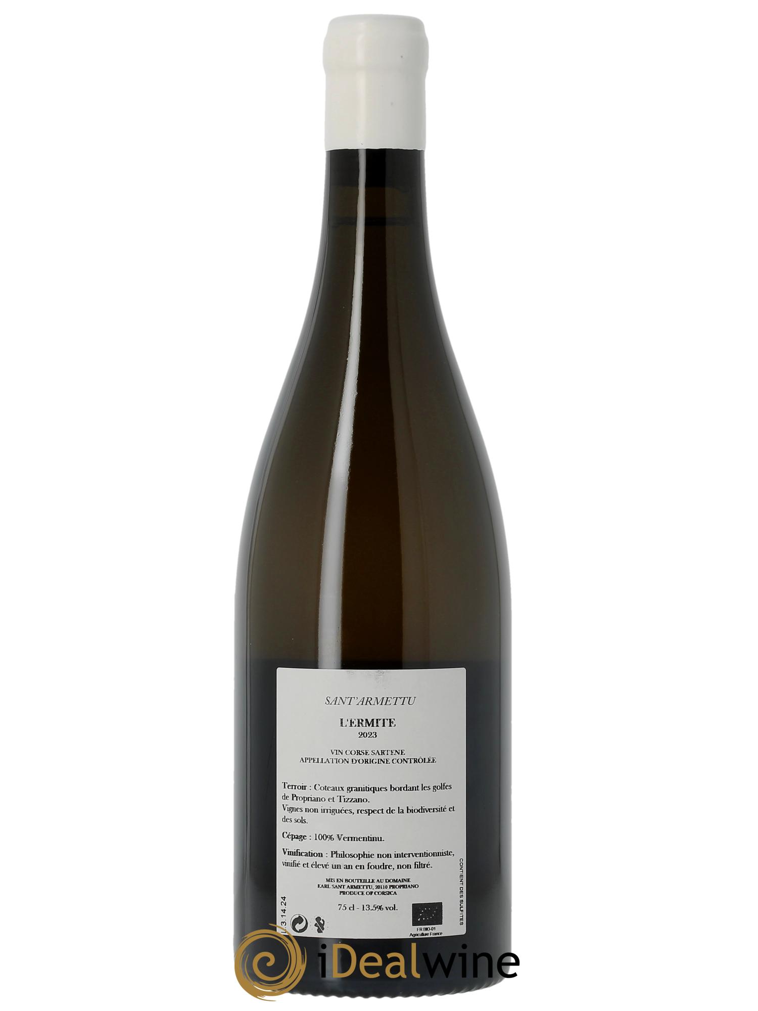 Sartène L'Ermite Sant Armettu (Domaine)  2023 - Lot of 1 bottle - 1