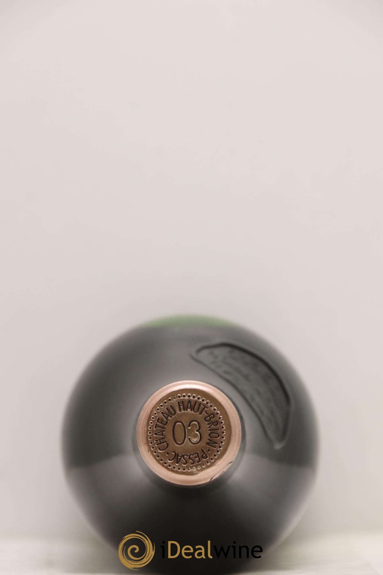 Château Haut Brion 1er Grand Cru Classé 2003 - Lot de 1 bouteille - 1