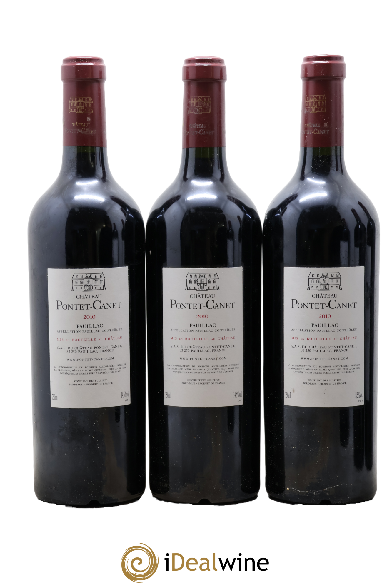 Château Pontet Canet 5ème Grand Cru Classé 2010 - Lot de 6 bouteilles - 2