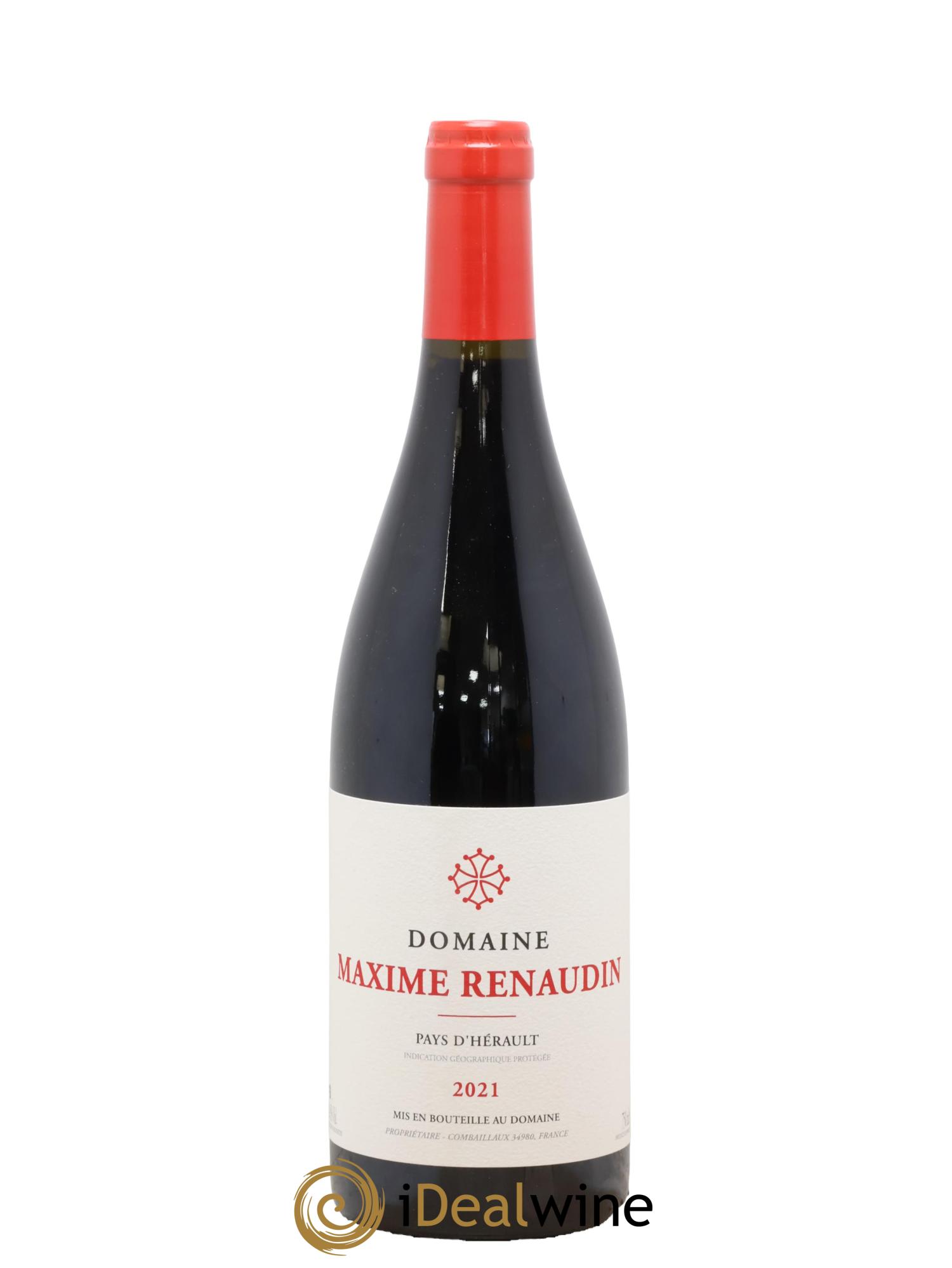 IGP Pays d'Hérault Maxime Renaudin  2021 - Lot de 1 bouteille - 0