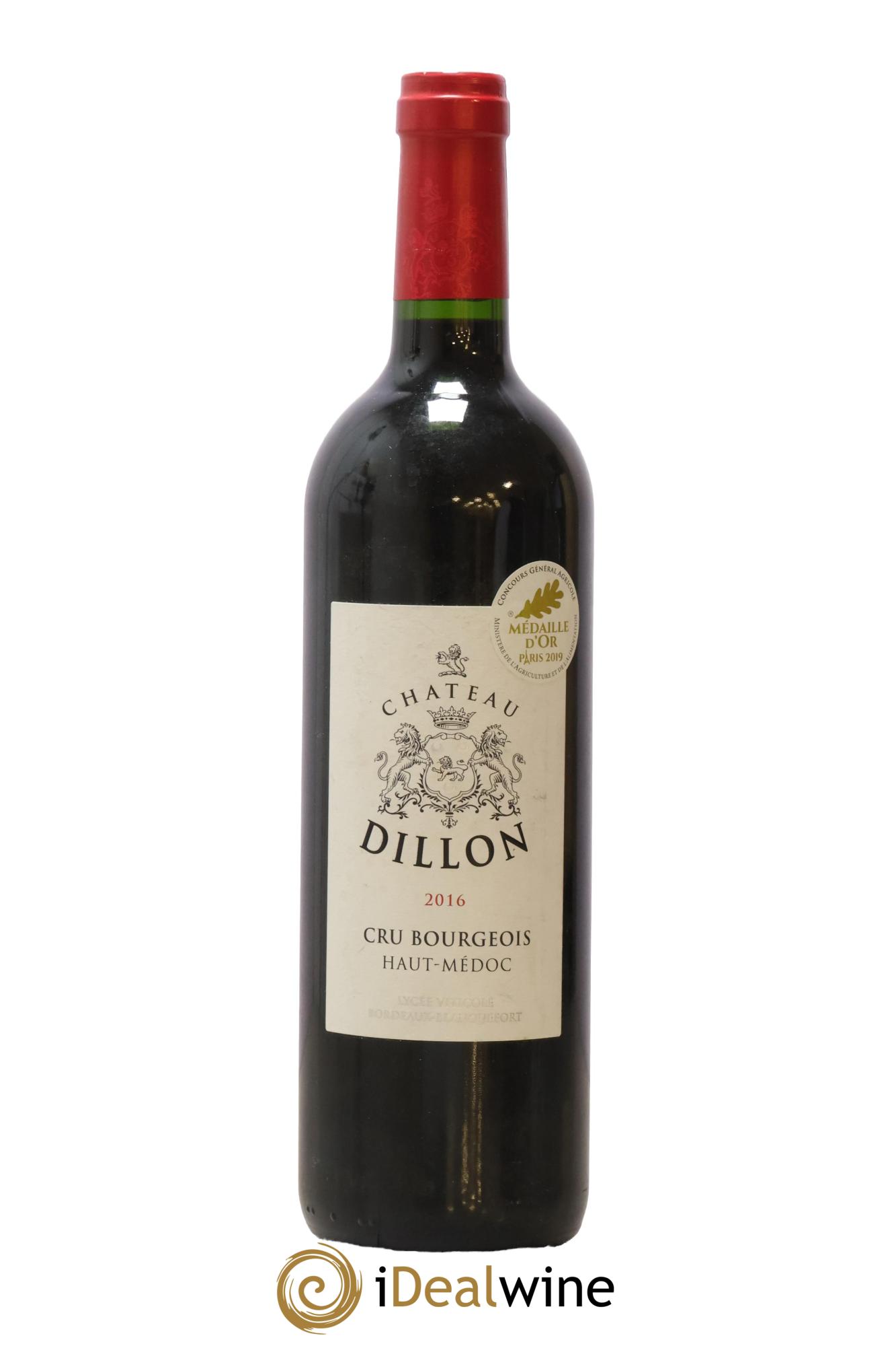 Château Dillon Cru Bourgeois 2016 - Lot de 1 bouteille - 0