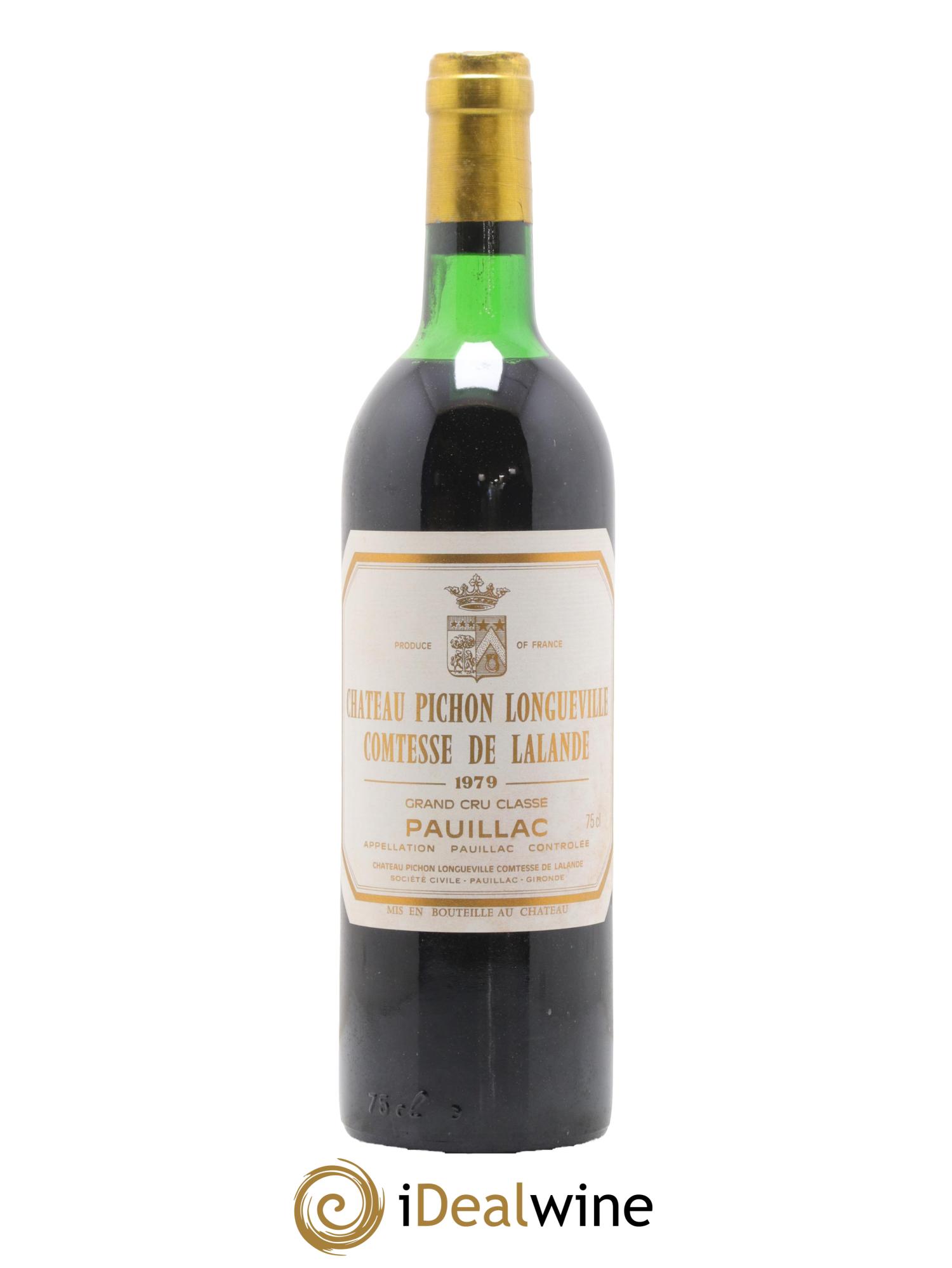 Château Pichon Longueville Comtesse de Lalande 2ème Grand Cru Classé 1979 - Lot de 1 bouteille - 0