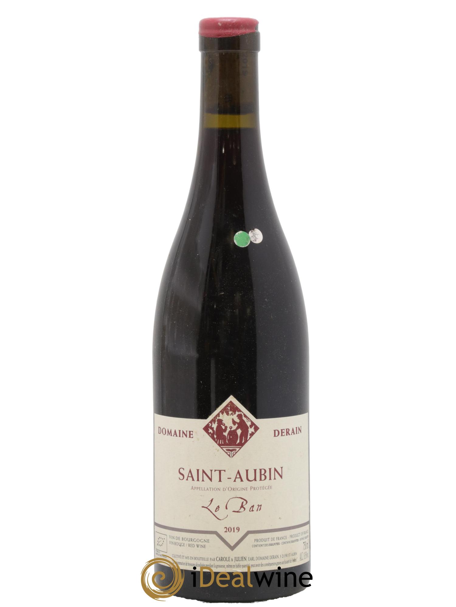 Saint-Aubin Le Ban Catherine et Dominique Derain 2019 - Lot of 1 bottle - 0
