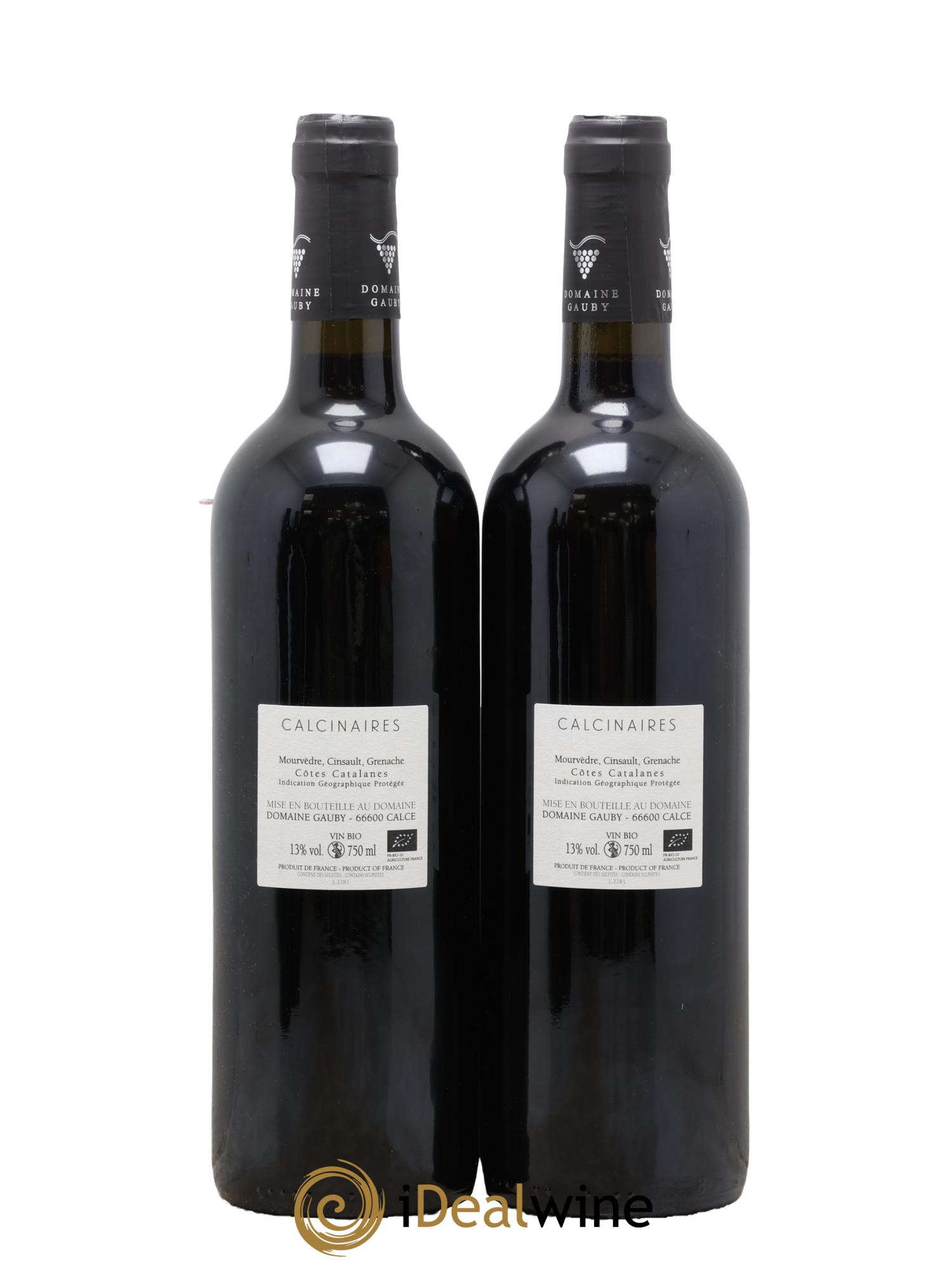 Côtes Catalanes Les Calcinaires Gauby (Domaine) 2022 - Lot de 2 bouteilles - 1