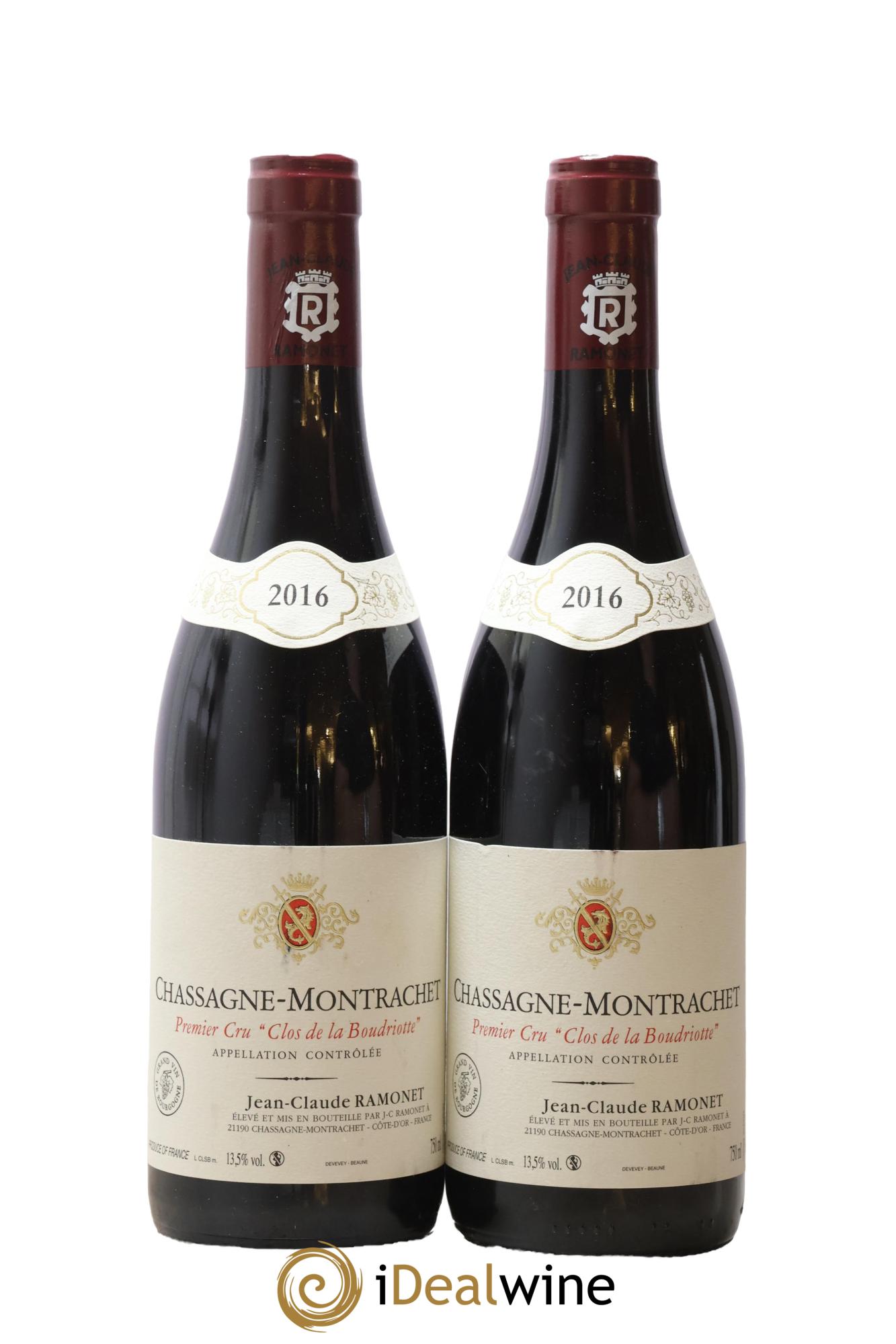 Chassagne-Montrachet 1er Cru Clos de la Boudriotte Bachelet-Ramonet (Domaine) 2016 - Lotto di 2 bottiglie - 0