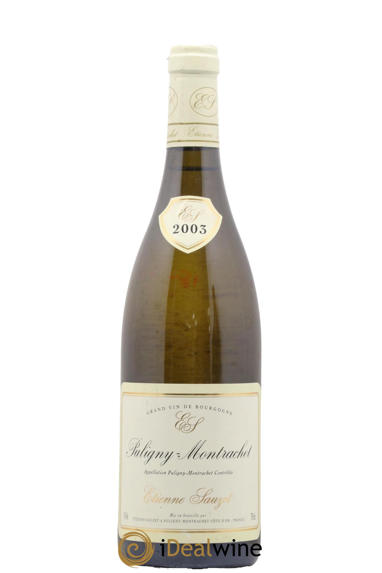 Puligny-Montrachet Etienne Sauzet 2003 - Lot de 1 bouteille - 0