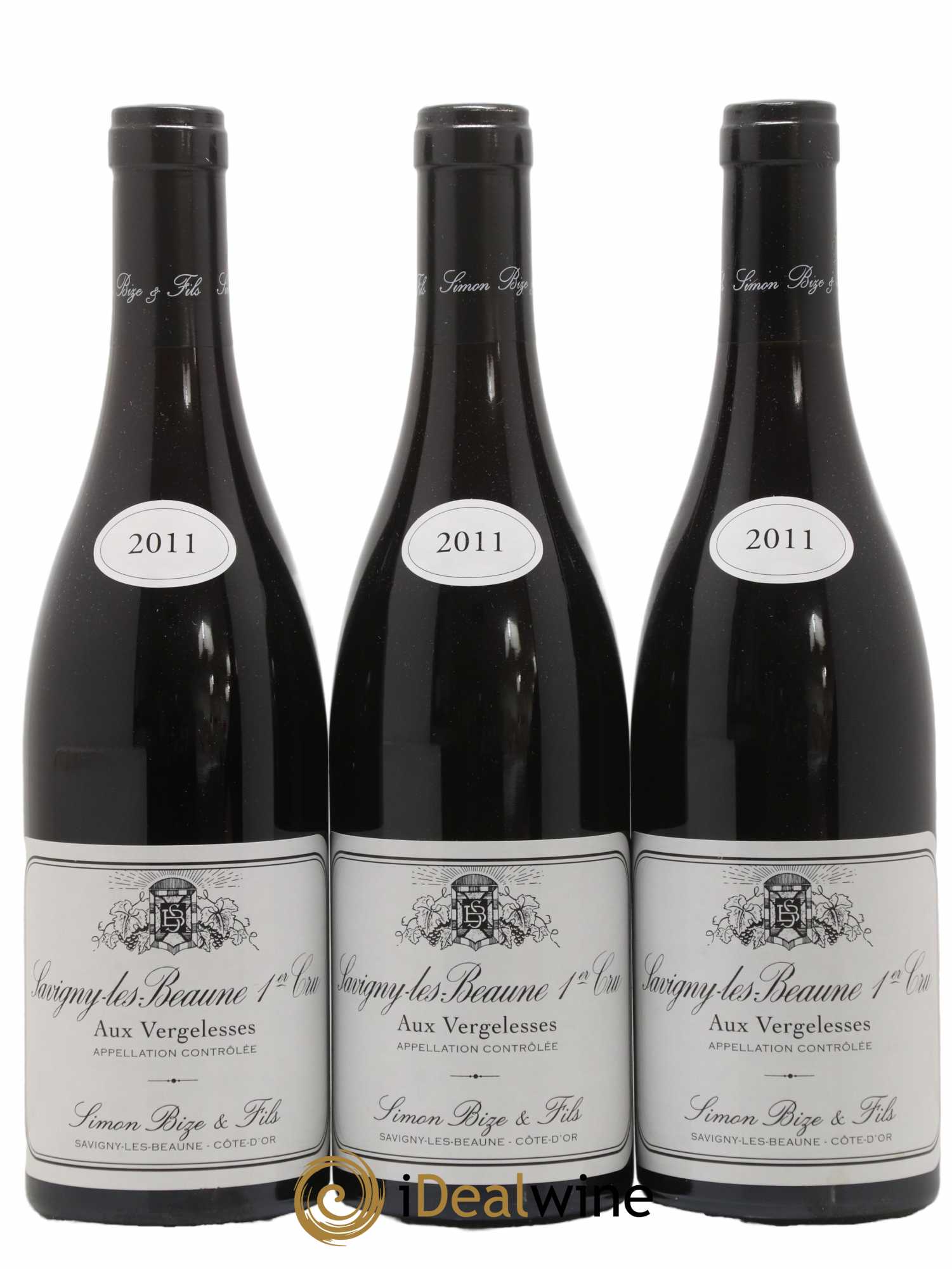 Savigny-lès-Beaune 1er Cru Aux Vergelesses Simon Bize & Fils 2011 - Lot de 3 bouteilles - 0