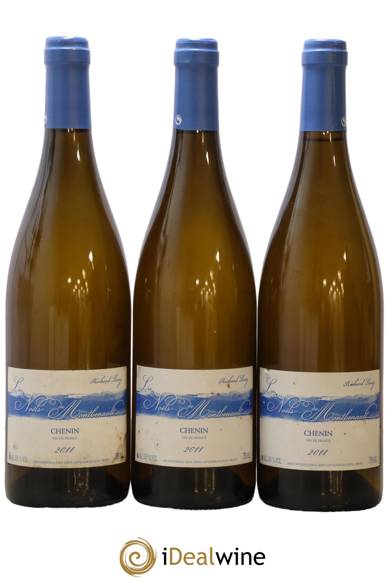 Vin de France Les Noëls de Montbenault Richard Leroy 2011 - Lotto di 3 bottiglie - 0