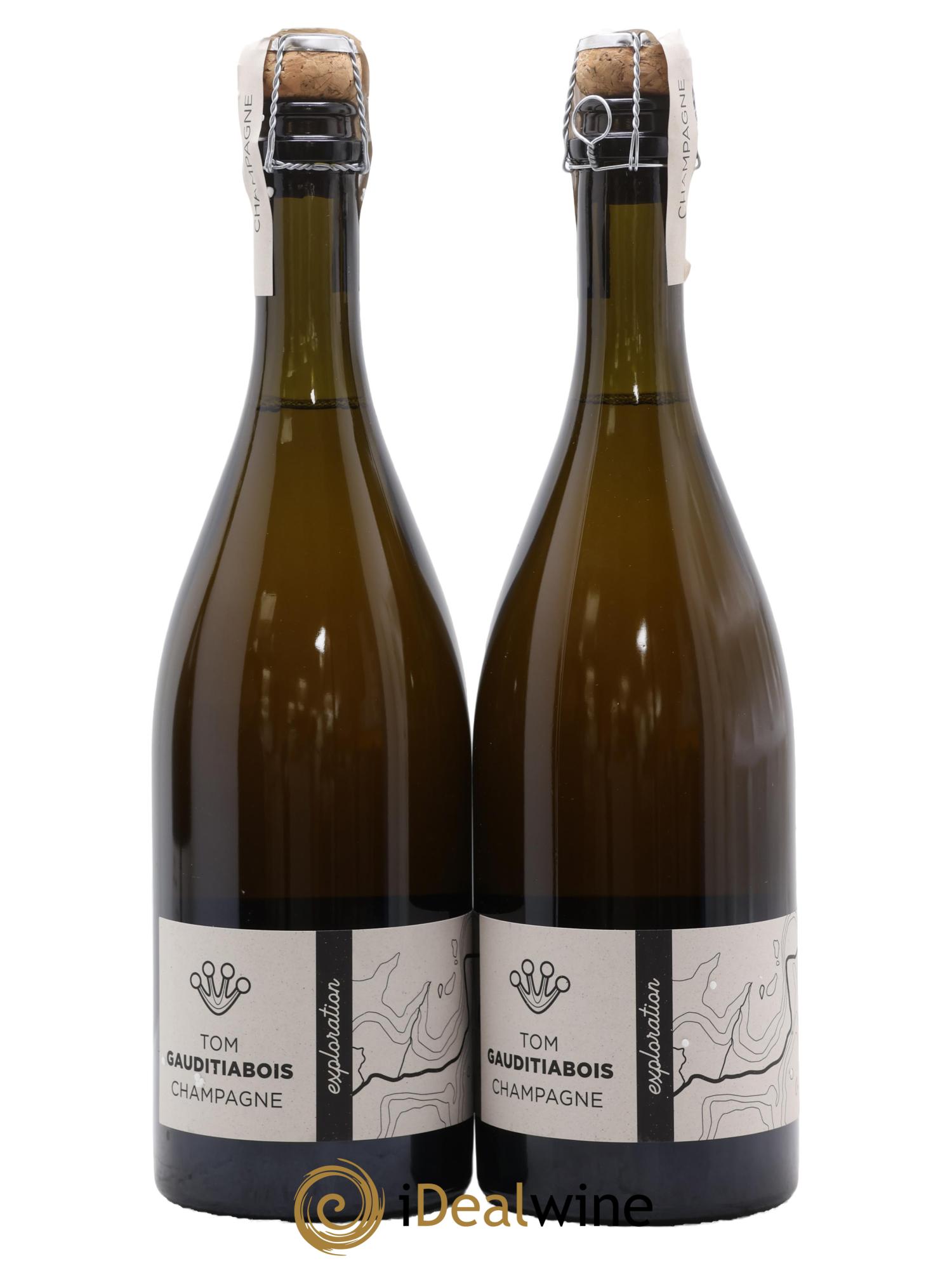 Champagne E 08 Tom Gauditiabois 2020 - Lot de 2 bouteilles - 0