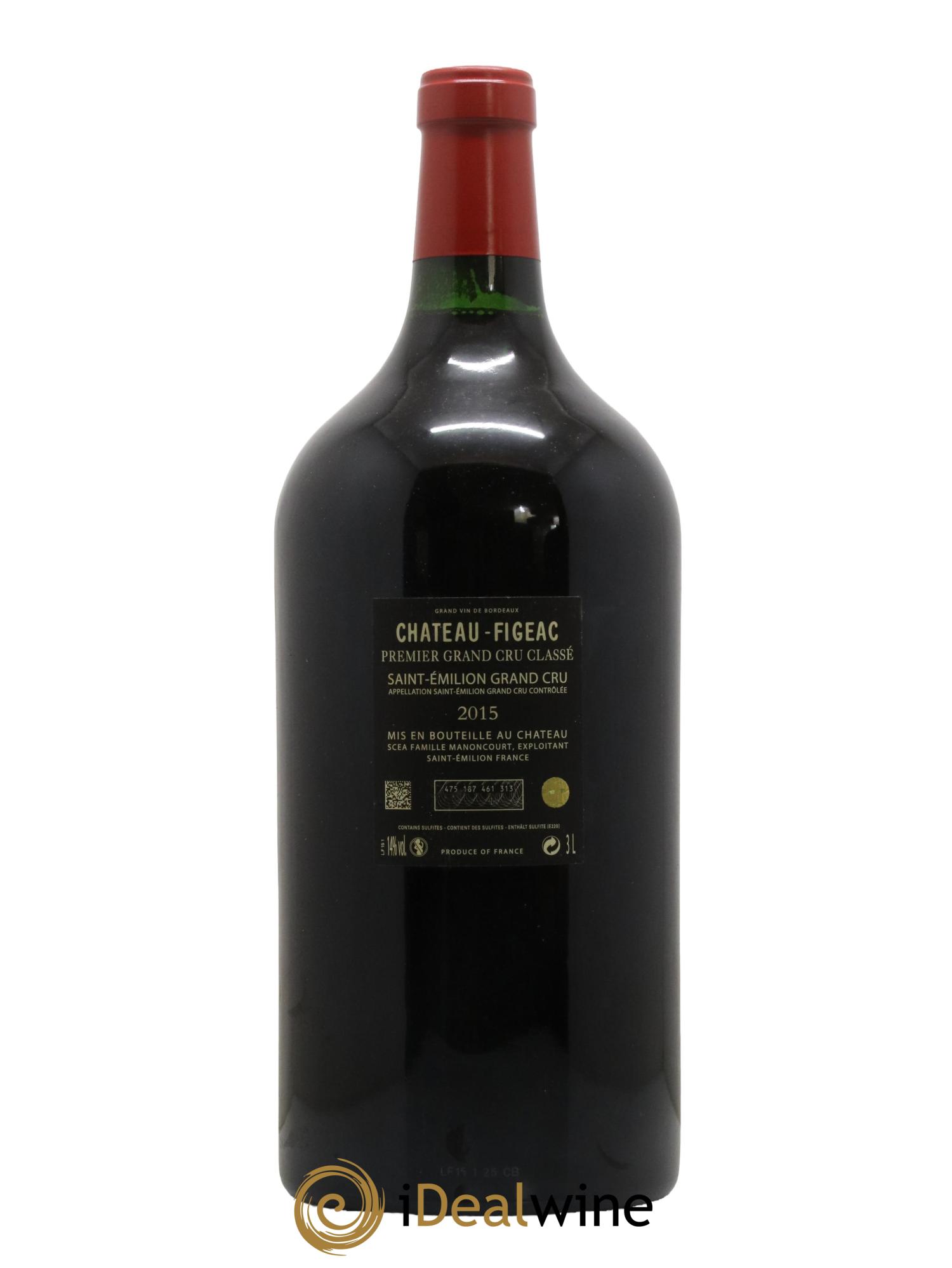 Château Figeac 1er Grand Cru Classé A 2015 - Lot de 1 double magnum - 1