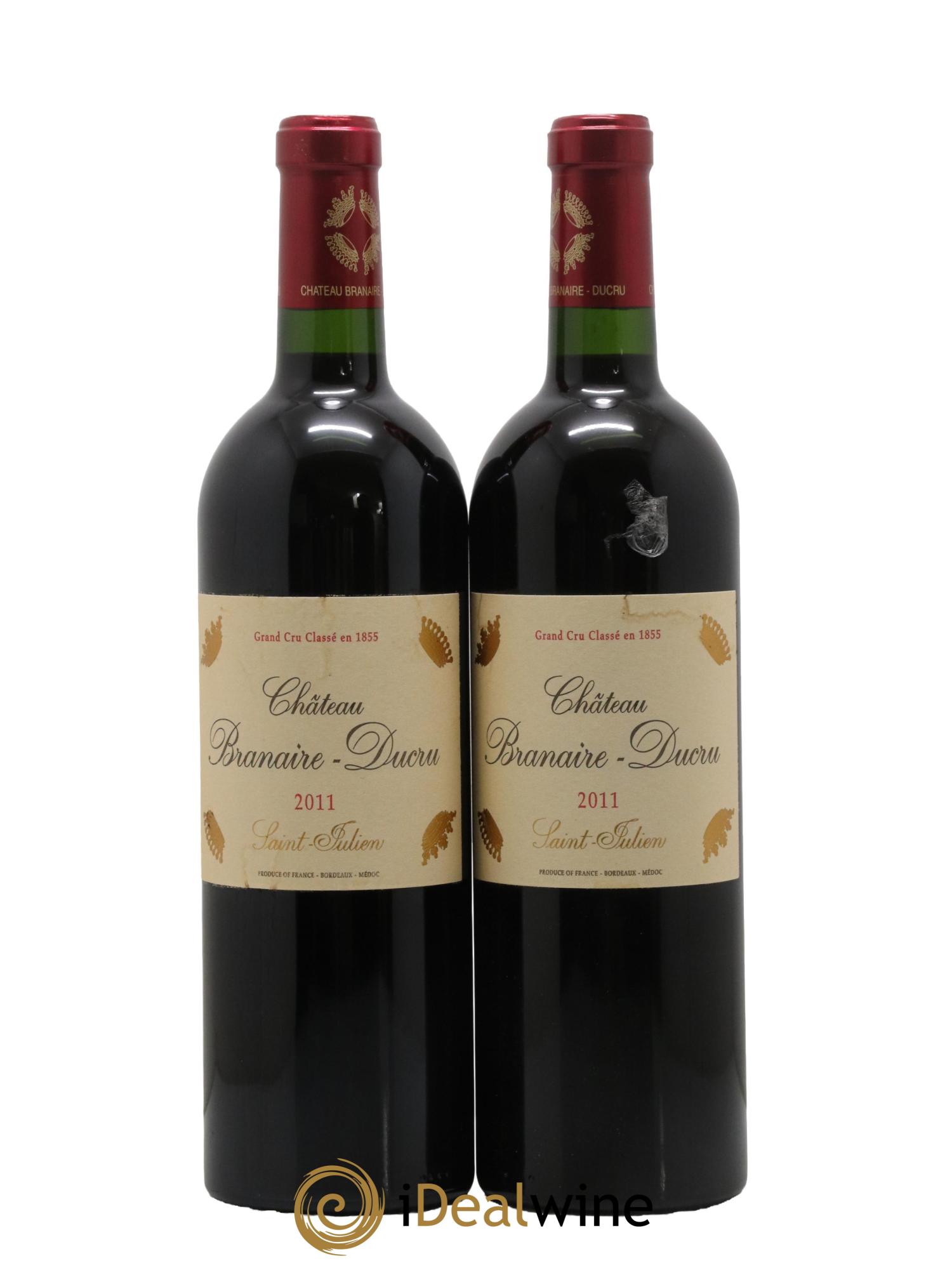 Château Branaire Ducru 4ème Grand Cru Classé 2011 - Lot de 2 bouteilles - 0