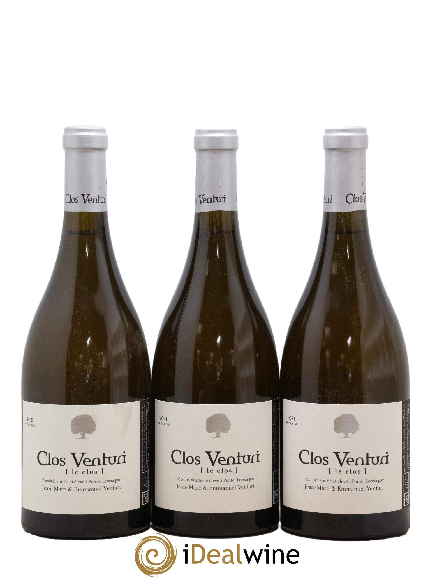 Vin de Corse Clos Venturi Le Clos 2021 - Lotto di 3 bottiglie - 0