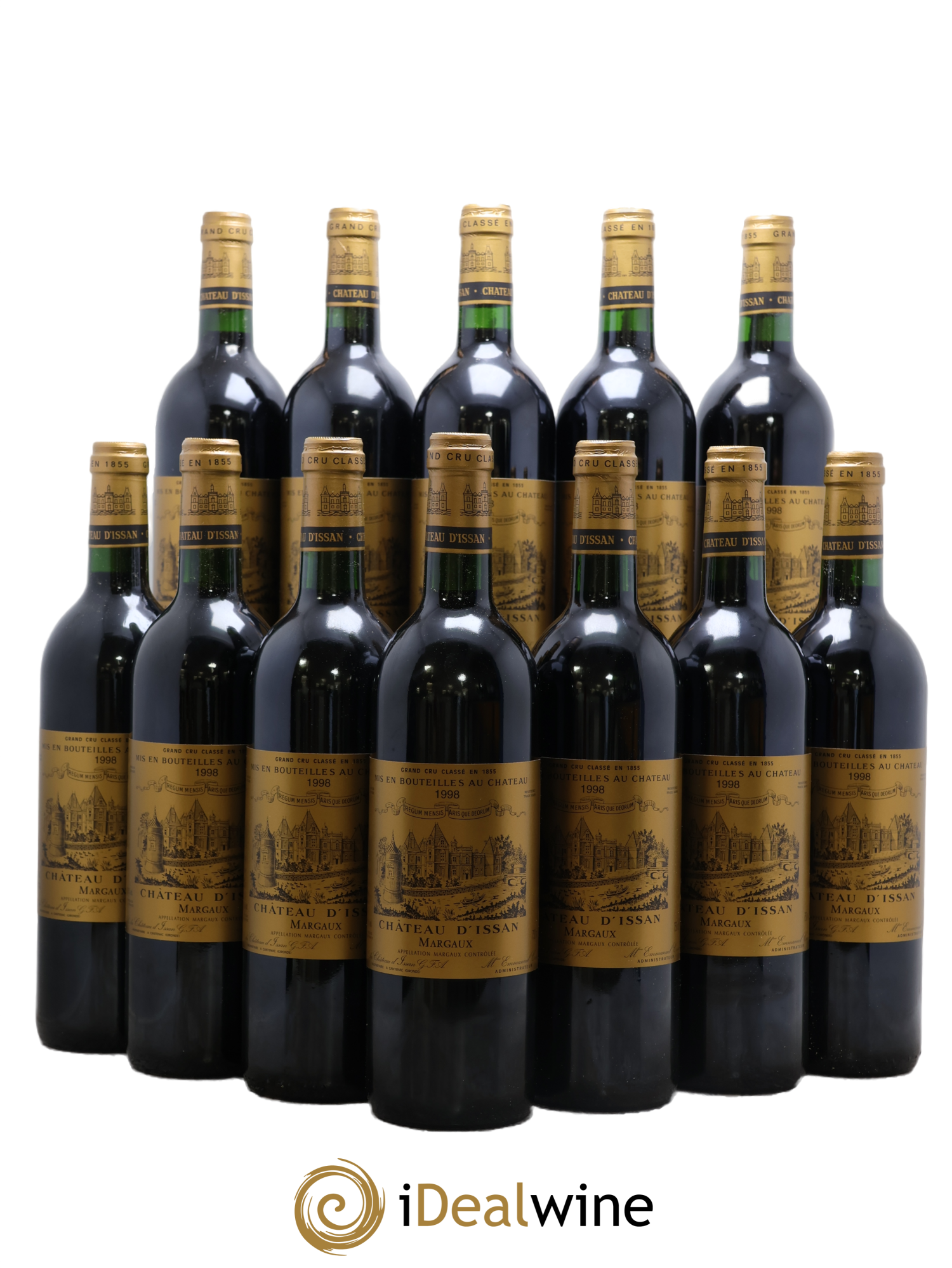 Château d'Issan 3ème Grand Cru Classé 1998 - Posten von 12 Flaschen - 0