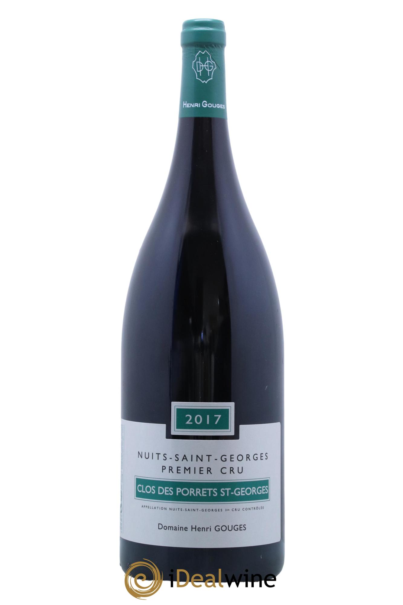 Nuits-Saint-Georges 1er Cru Clos des Porrets St Georges Henri Gouges 2017 - Lot de 1 magnum - 0