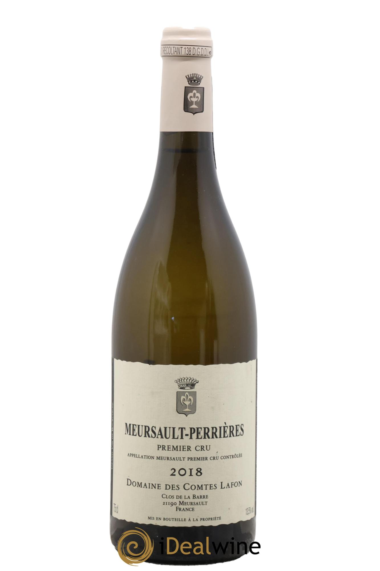 Meursault 1er Cru Perrières Comtes Lafon (Domaine des) 2018 - Posten von 1 Flasche - 0