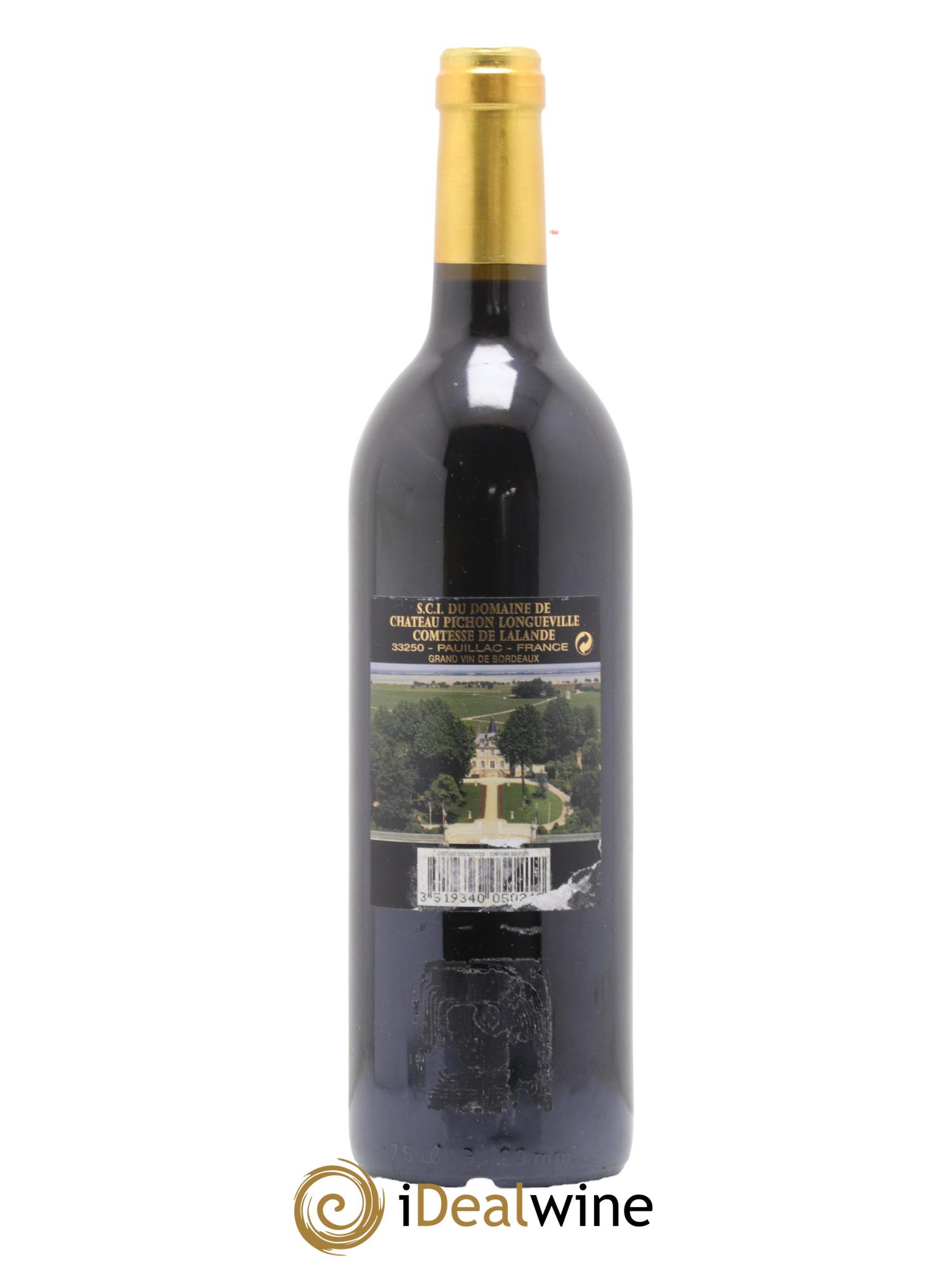 Château Pichon Longueville Comtesse de Lalande 2ème Grand Cru Classé 2005 - Lot de 1 bouteille - 1