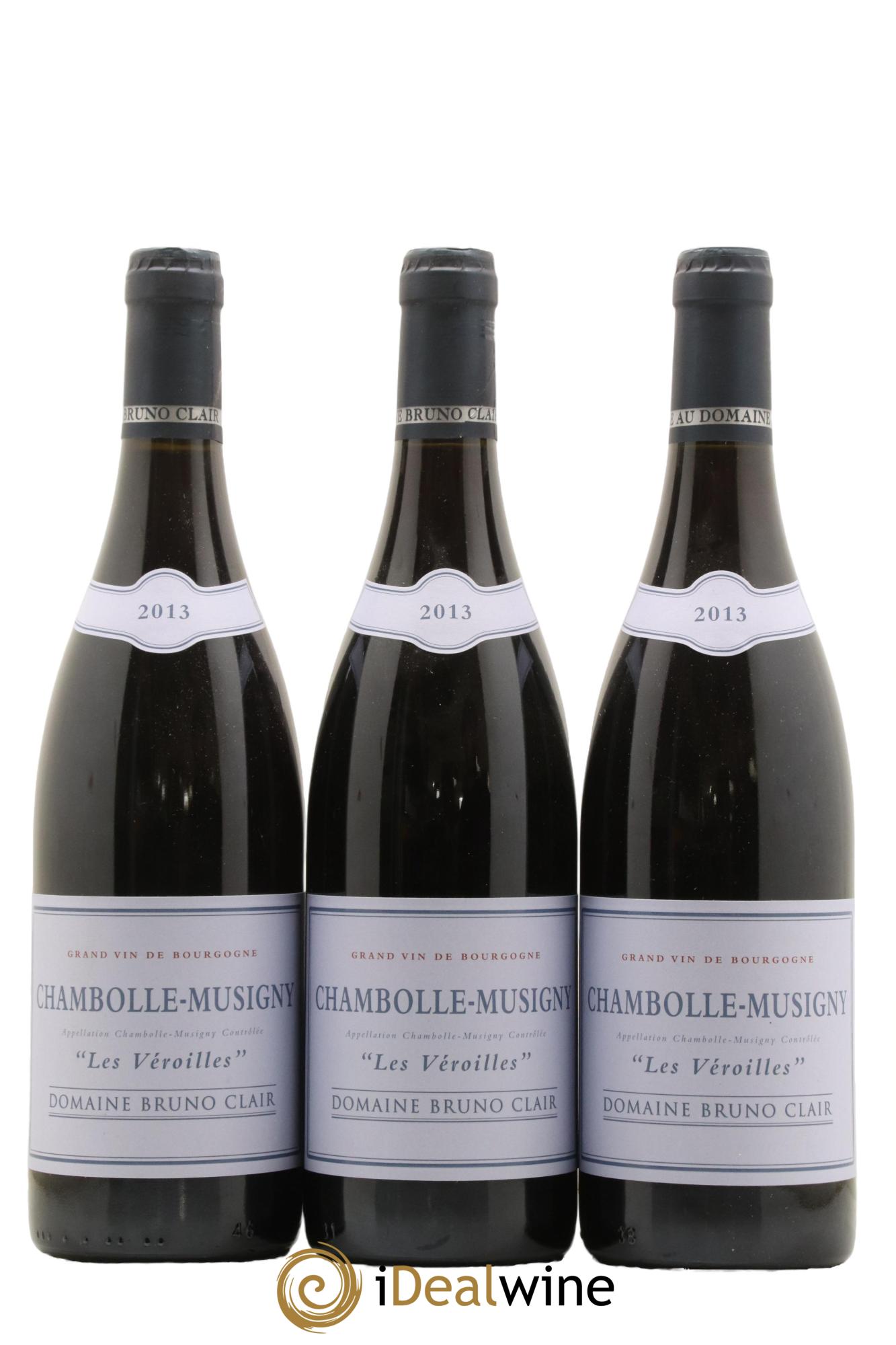 Chambolle-Musigny Les Veroilles Bruno Clair (Domaine) 2013 - Lot de 3 bouteilles - 0