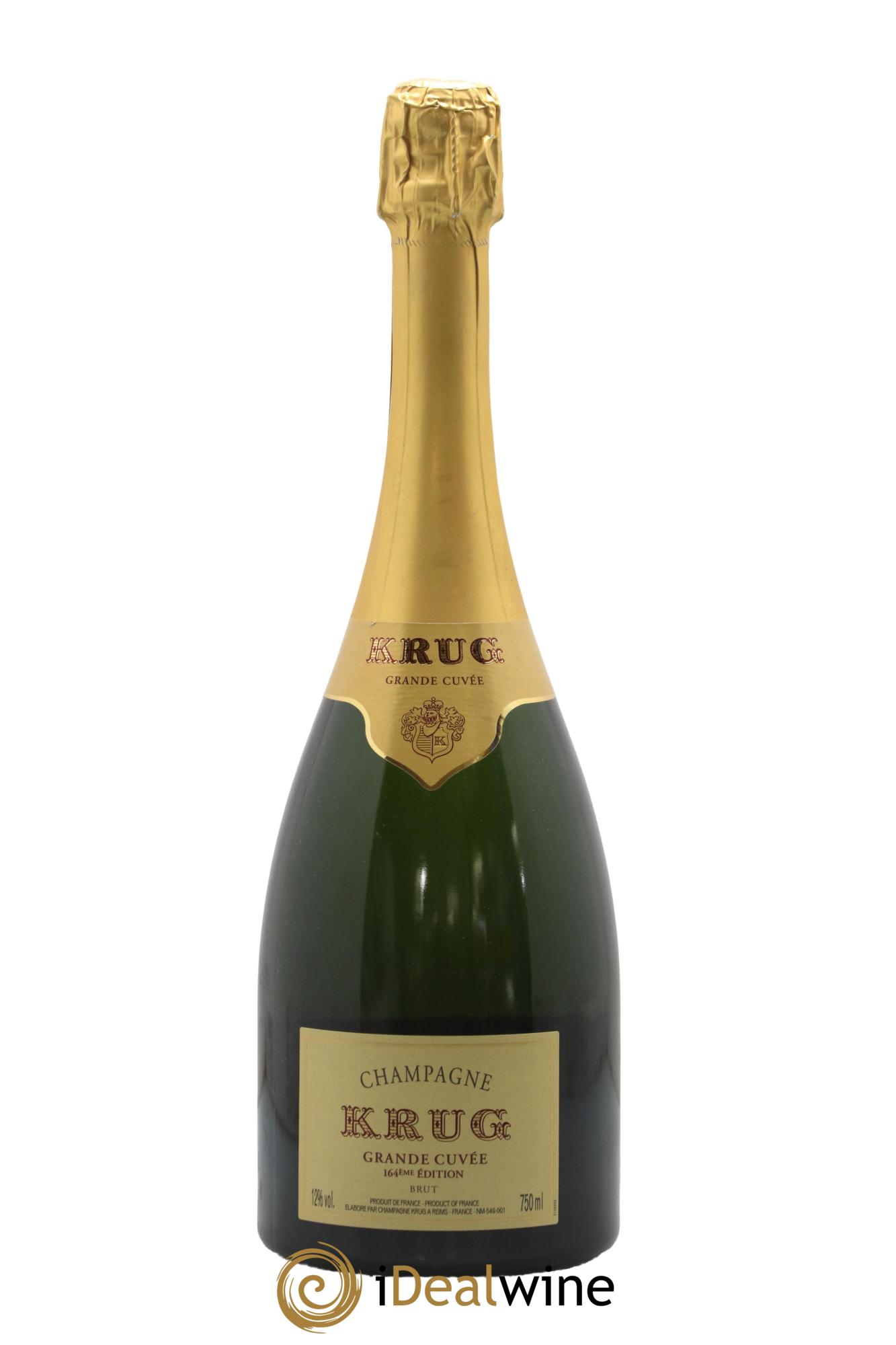 Grande Cuvée - 164ème édition Krug - Lot of 1 bottle - 0