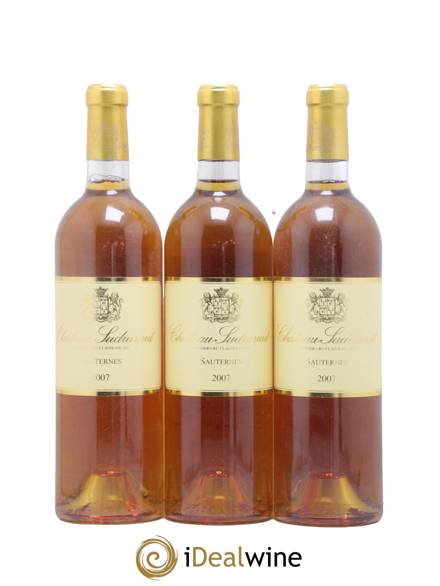 Château Suduiraut 1er Grand Cru Classé 2007 - Lot de 3 bouteilles - 0