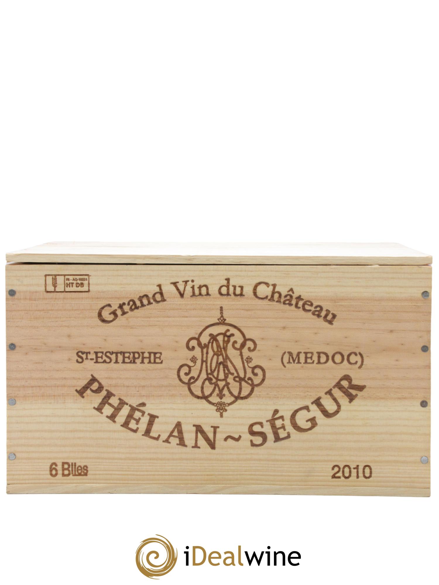 Château Phélan Ségur 2010 - Lot of 6 bottles - 1