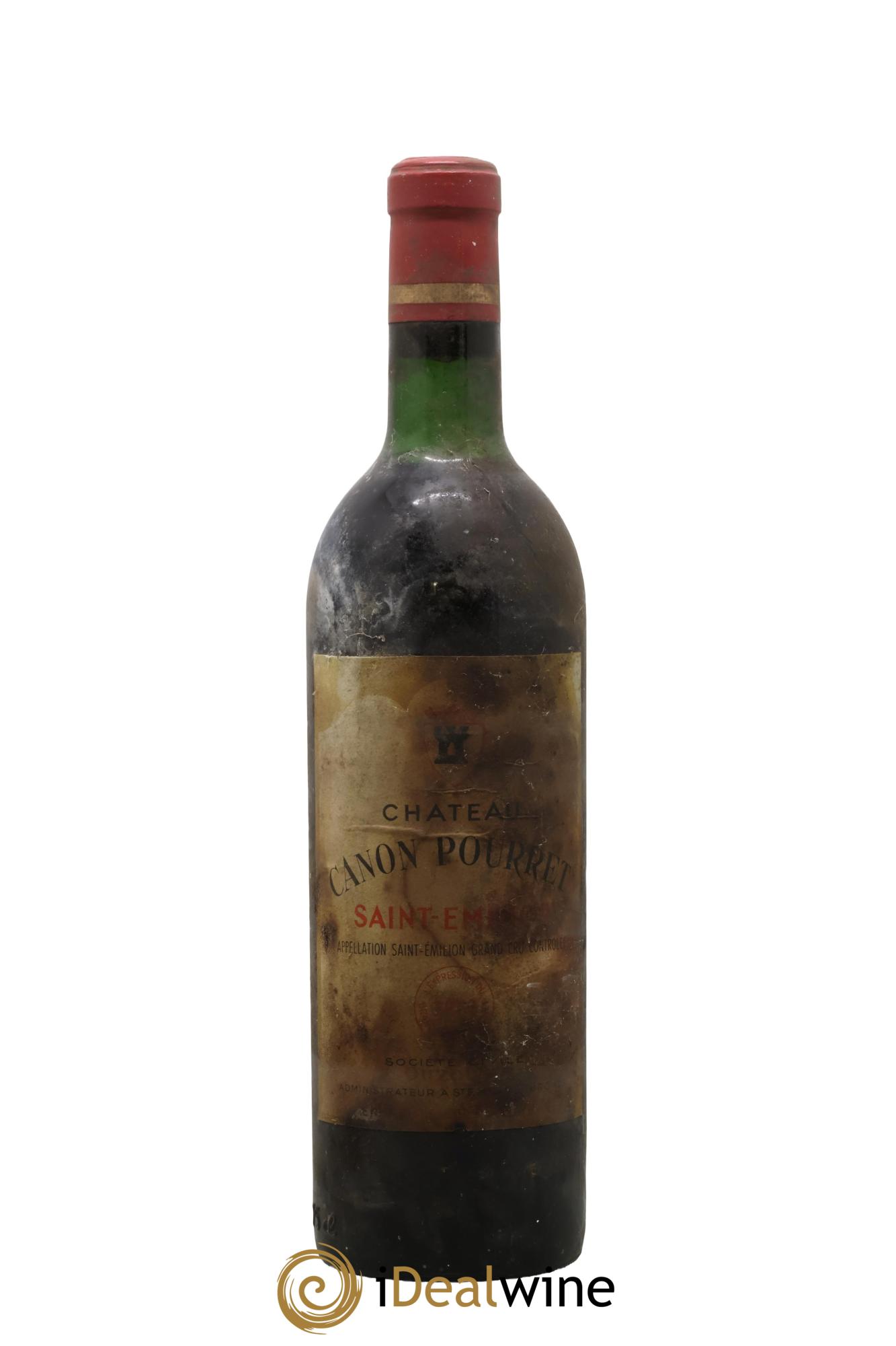 Saint-Émilion Château Canon Pourret 1962 - Lotto di 1 bottiglia - 0