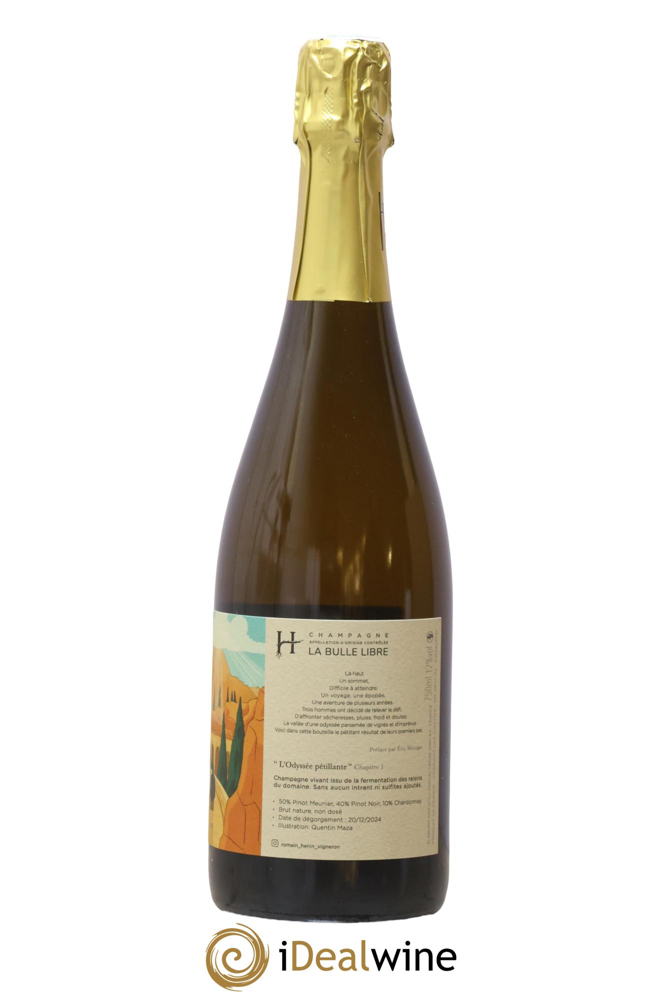 L'Odyssée Pétillante Chapitre 1 Romain Henin - Posten von 1 Flasche - 1