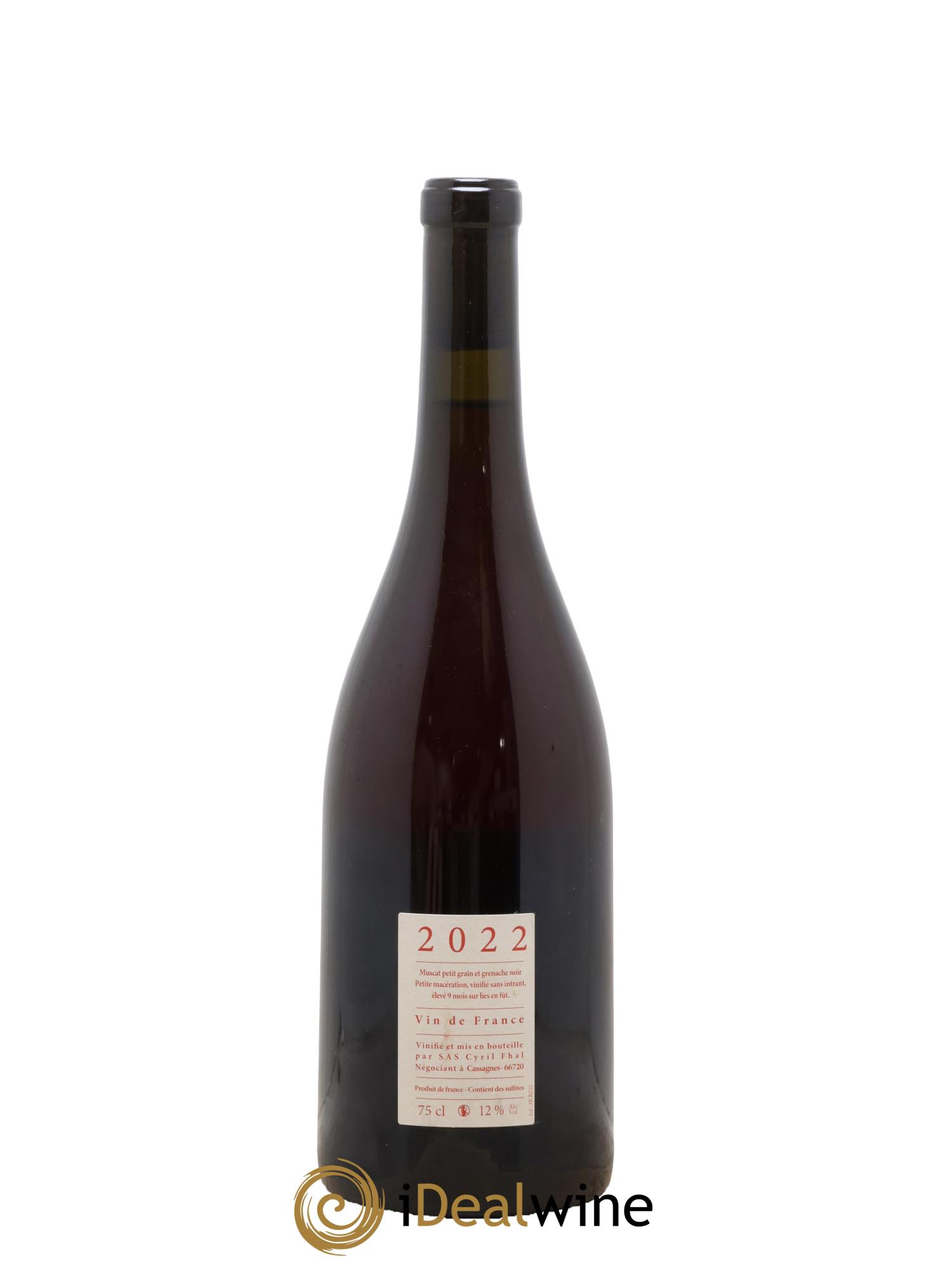 Vin de France Le rouge et le blanc Cyril Fhal 2022 - Lotto di 1 bottiglia - 1