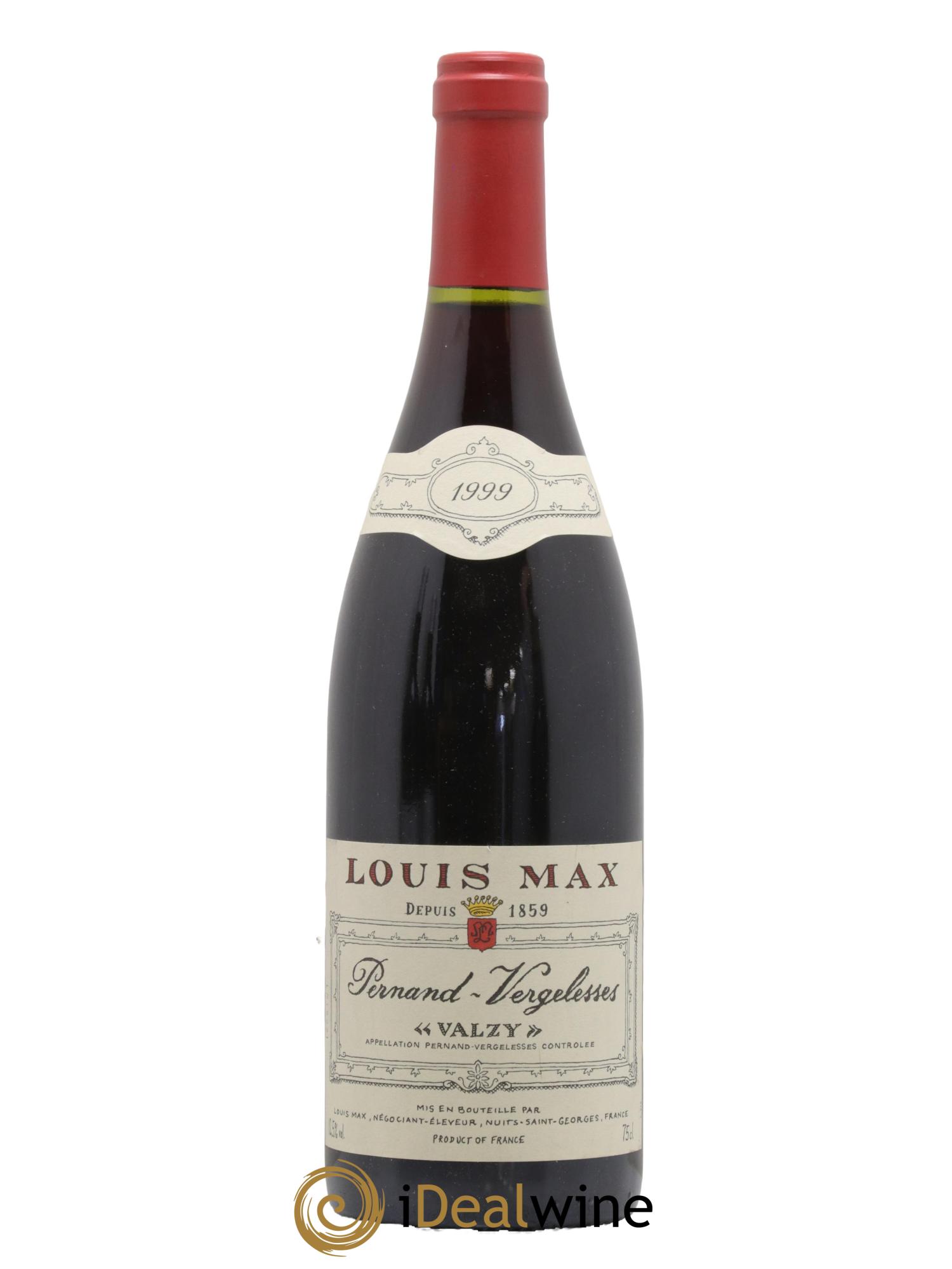 Pernand-Vergelesses Valzy Domaine Louis Max 1999 - Lot de 1 bouteille - 0