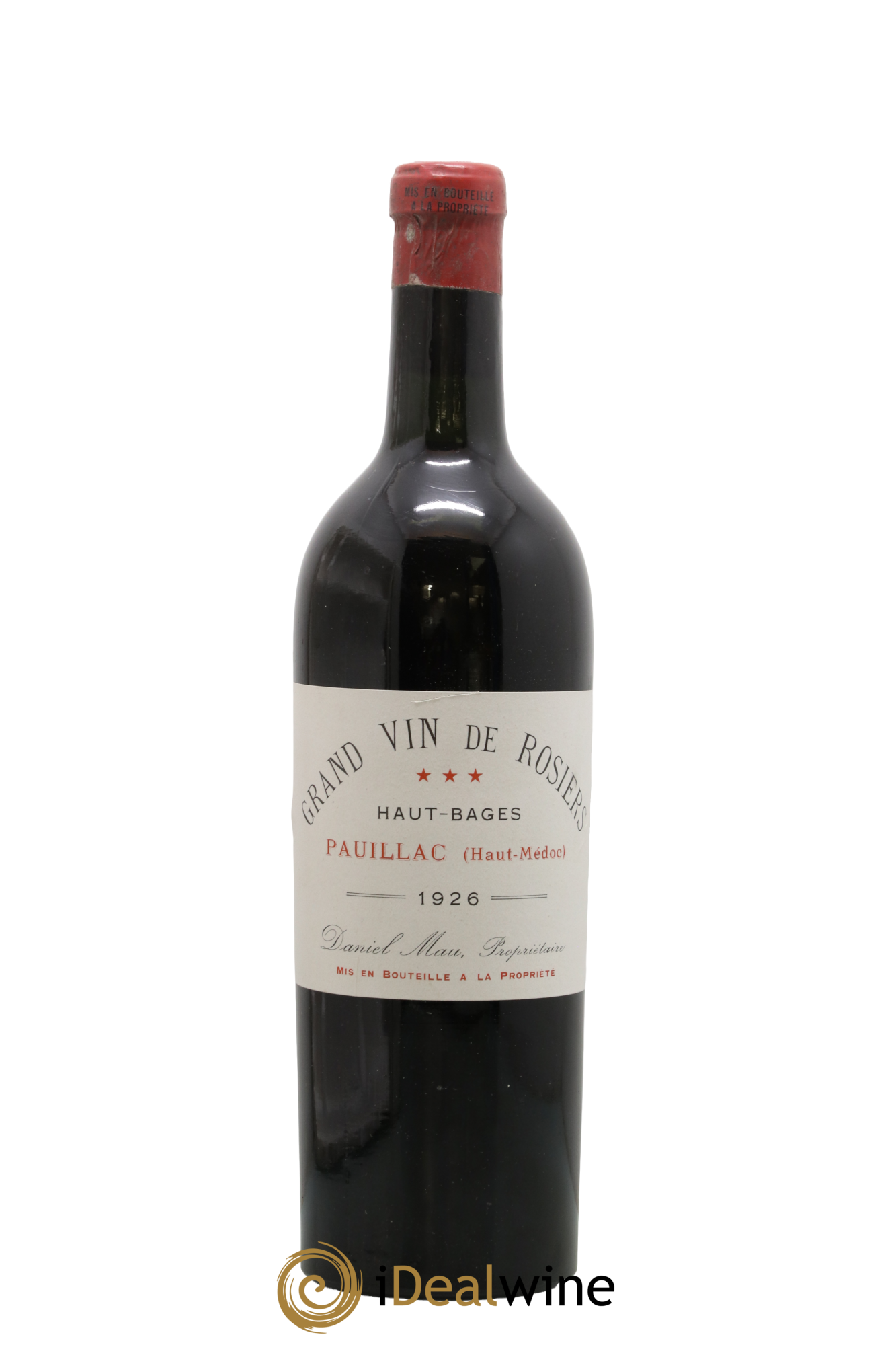 Pauillac Grand vin de Rosiers Château Haut Bages 1926 - Lot of 1 bottle - 0