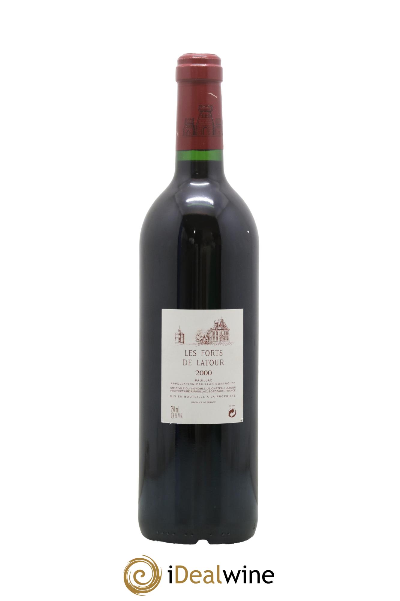 Les Forts de Latour Second Vin 2000 - Lot de 1 bouteille - 1