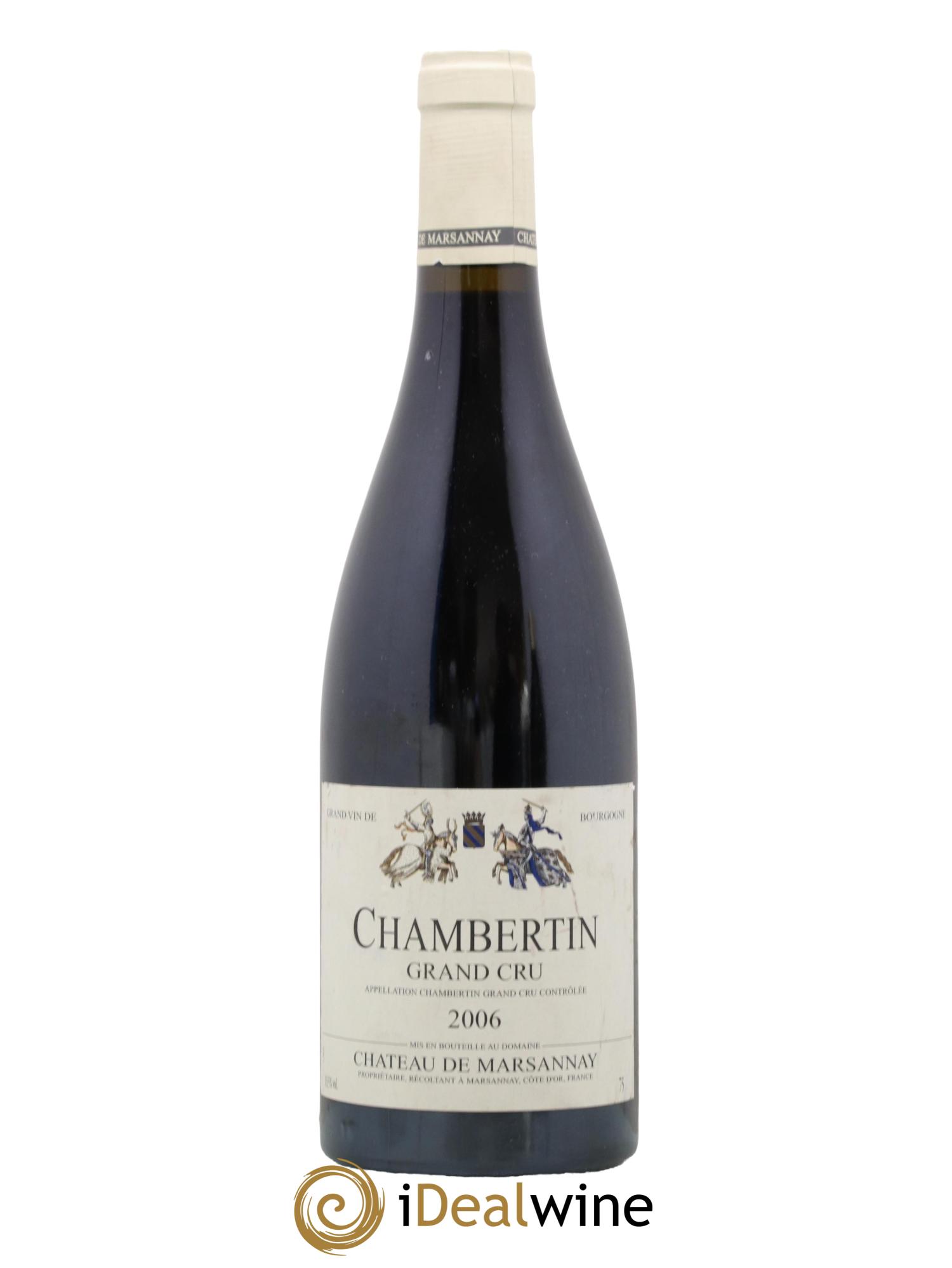 Chambertin Grand Cru Château de Marsannay 2006 - Lot de 1 bouteille - 0