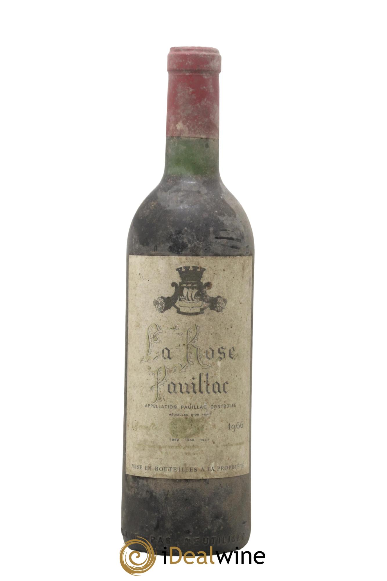 La Rose Pauillac 1966 - Lotto di 1 bottiglia - 0
