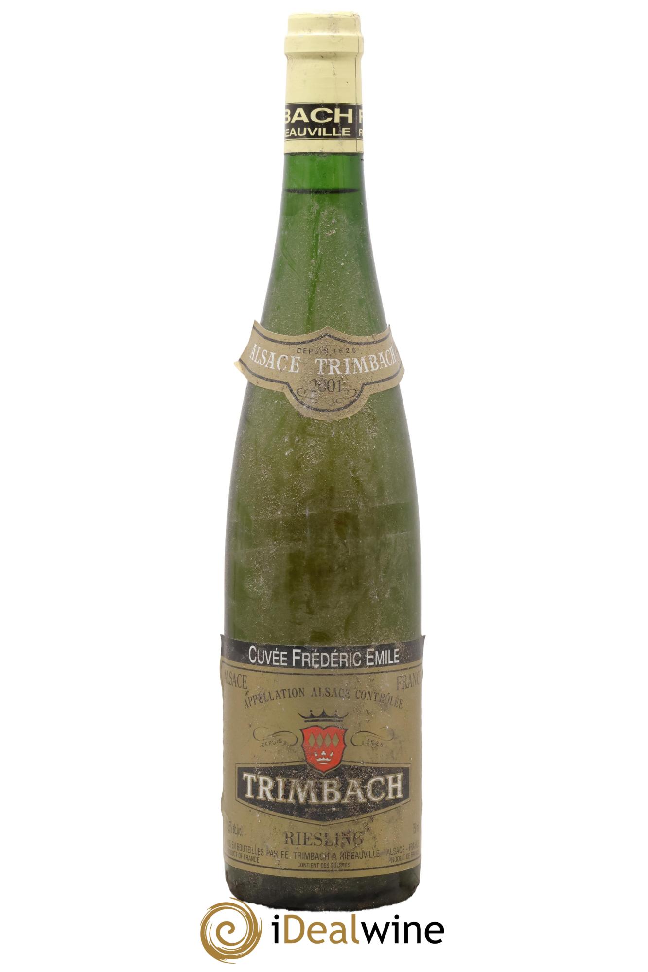 Alsace Riesling Vendanges Tardives Cuvée Frédéric Emile Trimbach (Domaine) 2001 - Lot of 1 bottle - 0
