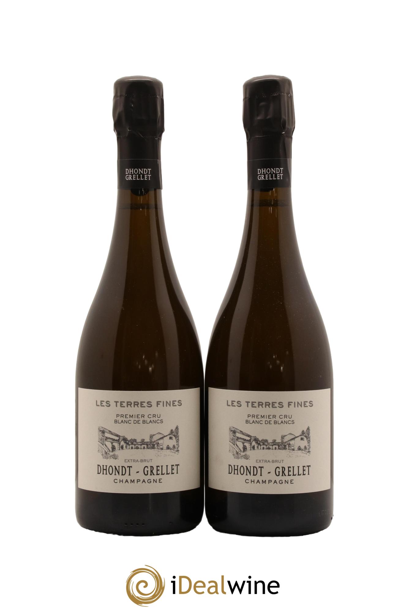Les Terres Fines Blanc de Blancs Extra-Brut Dhondt Grellet - Lot de 2 bouteilles - 0
