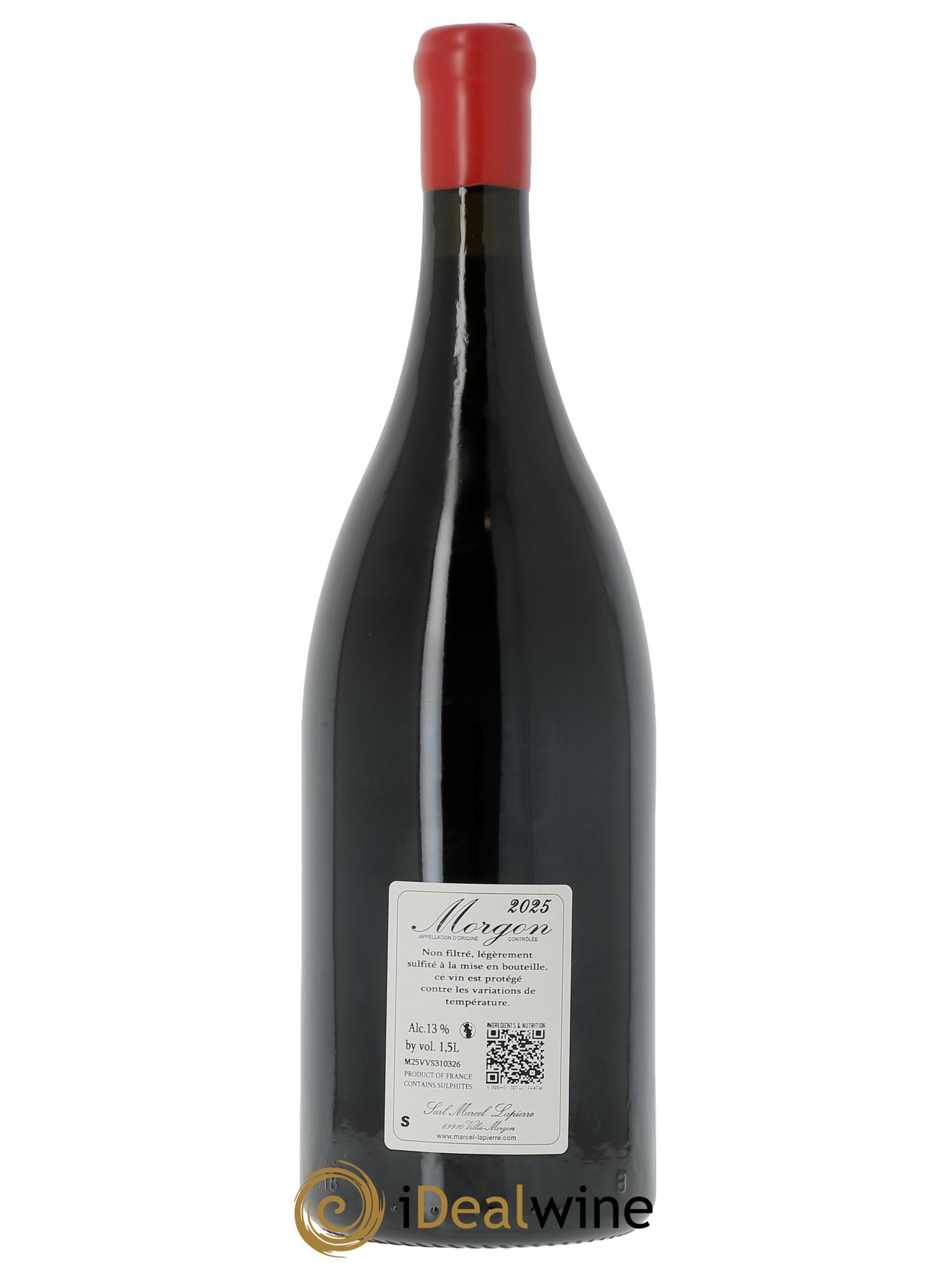 Morgon Marcel Lapierre (Domaine)  2025 - Lot de 1 magnum - 1