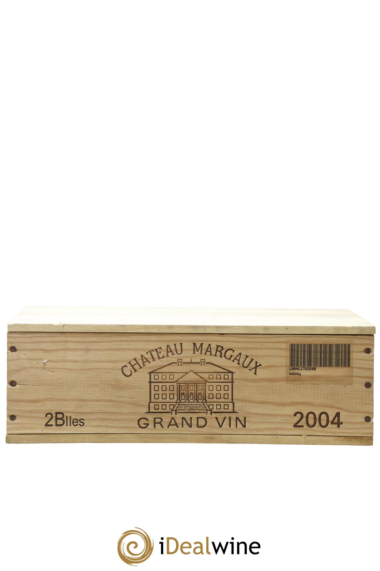 Château Margaux 1er Grand Cru Classé 2004 - Lot de 2 bouteilles - 2