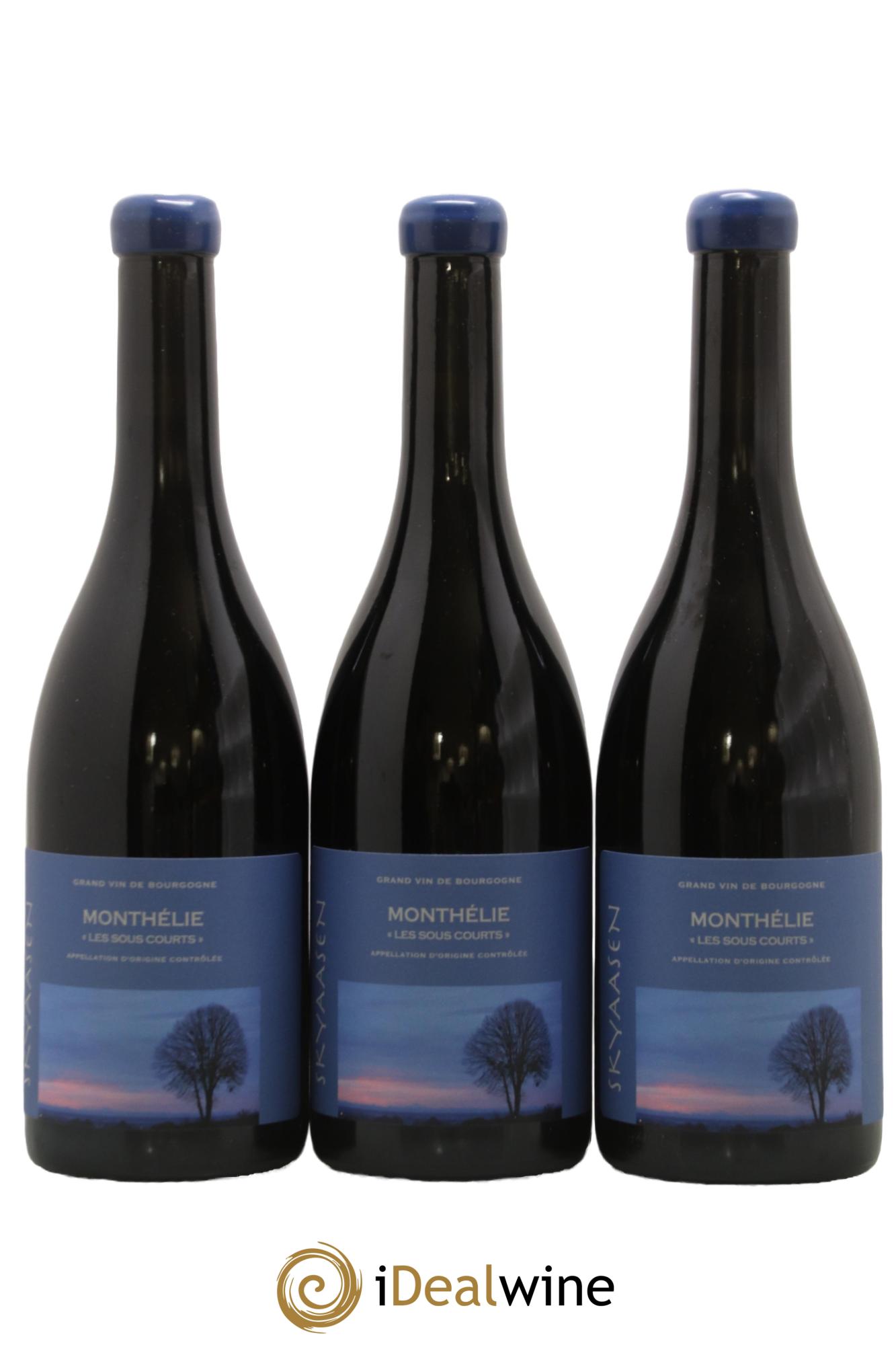 Monthélie Les Sous Courts Maison Skyaasen 2022 - Lot of 3 bottles - 0