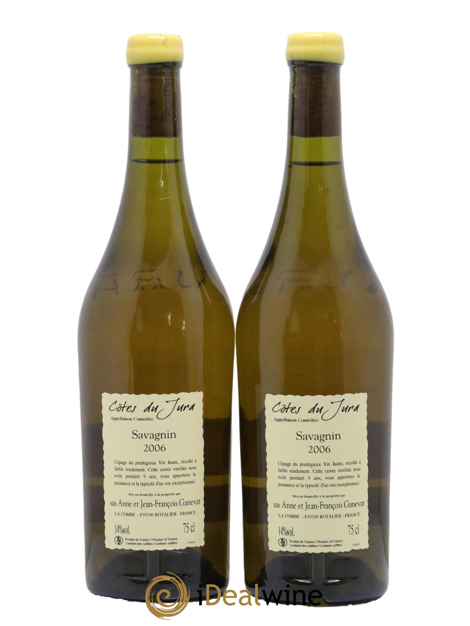 Côtes du Jura Cuvée Prestige Jean-François Ganevat (Domaine) 2006 - Lot de 2 bouteilles - 1