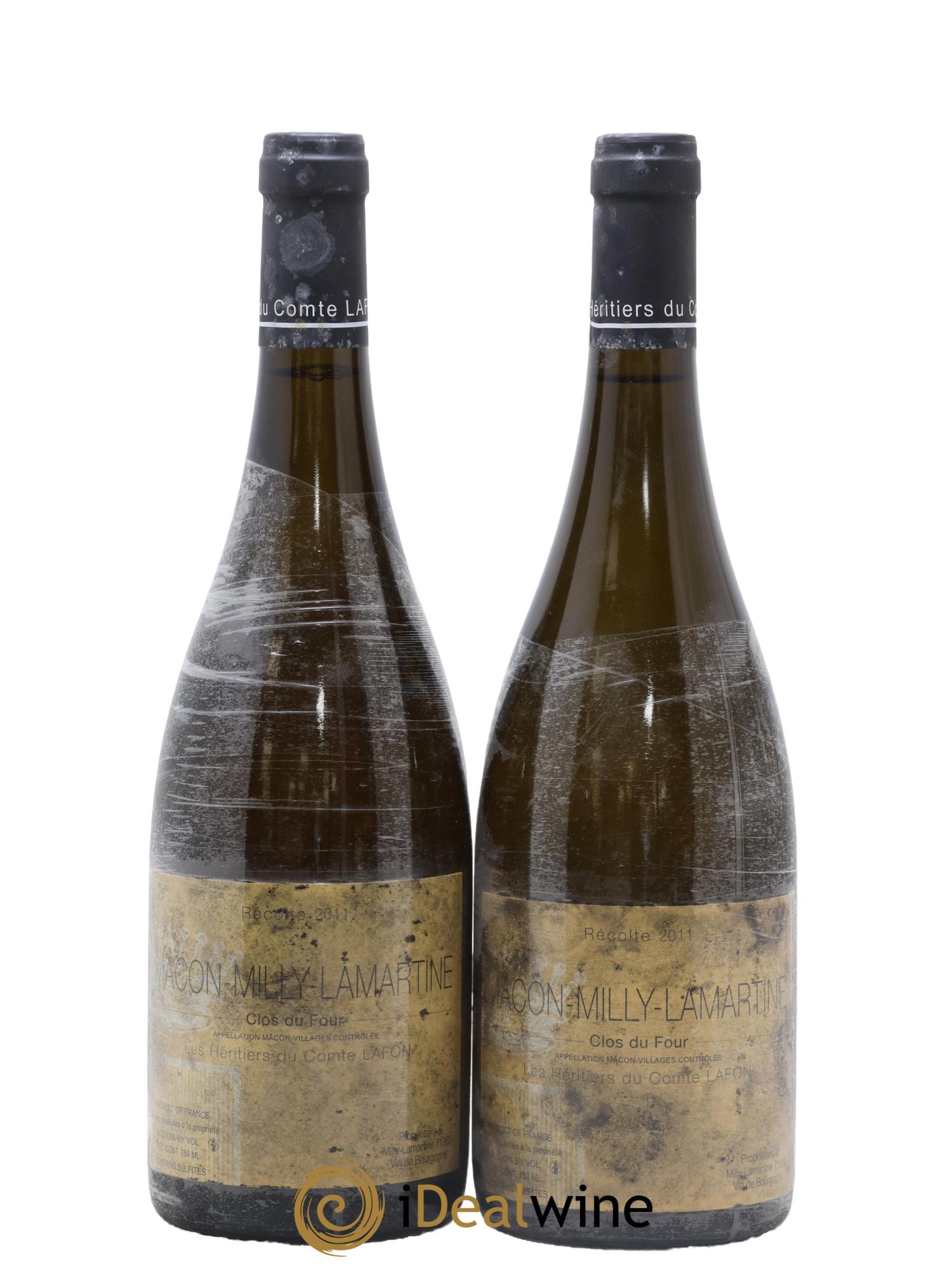 Mâcon Milly-Lamartine Clos du Four Héritiers du Comte Lafon (Domaine des) 2011 - Lot de 2 bouteilles - 0