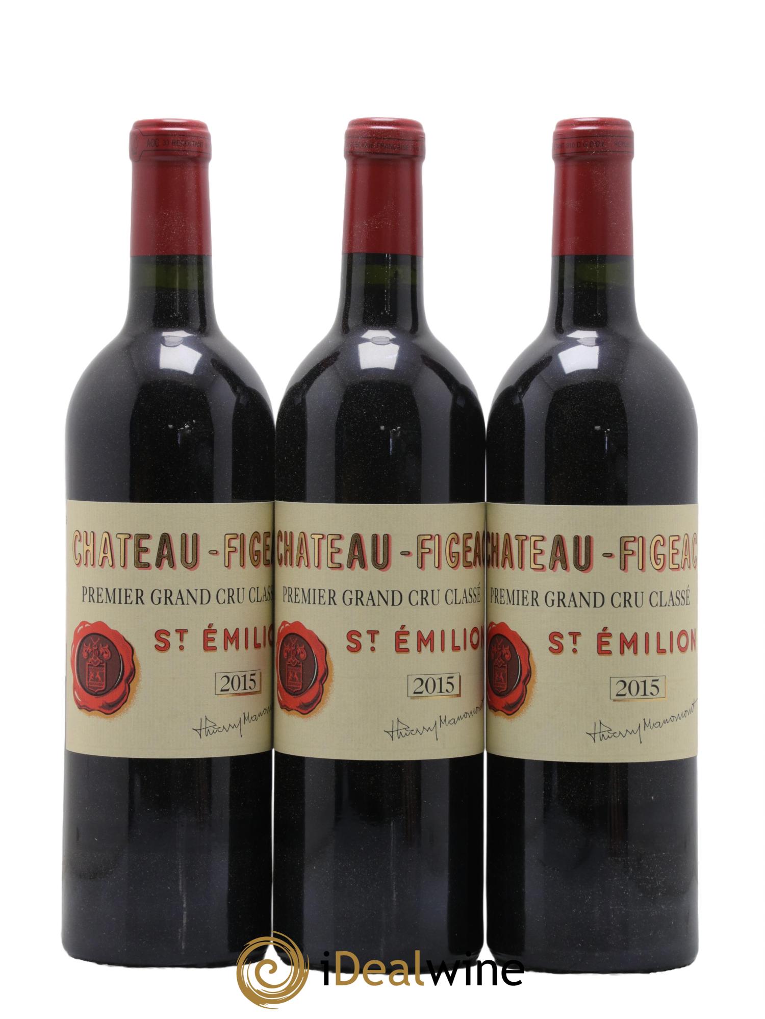 Château Figeac 1er Grand Cru Classé A  2015 - Lotto di 6 bottiglie - 1